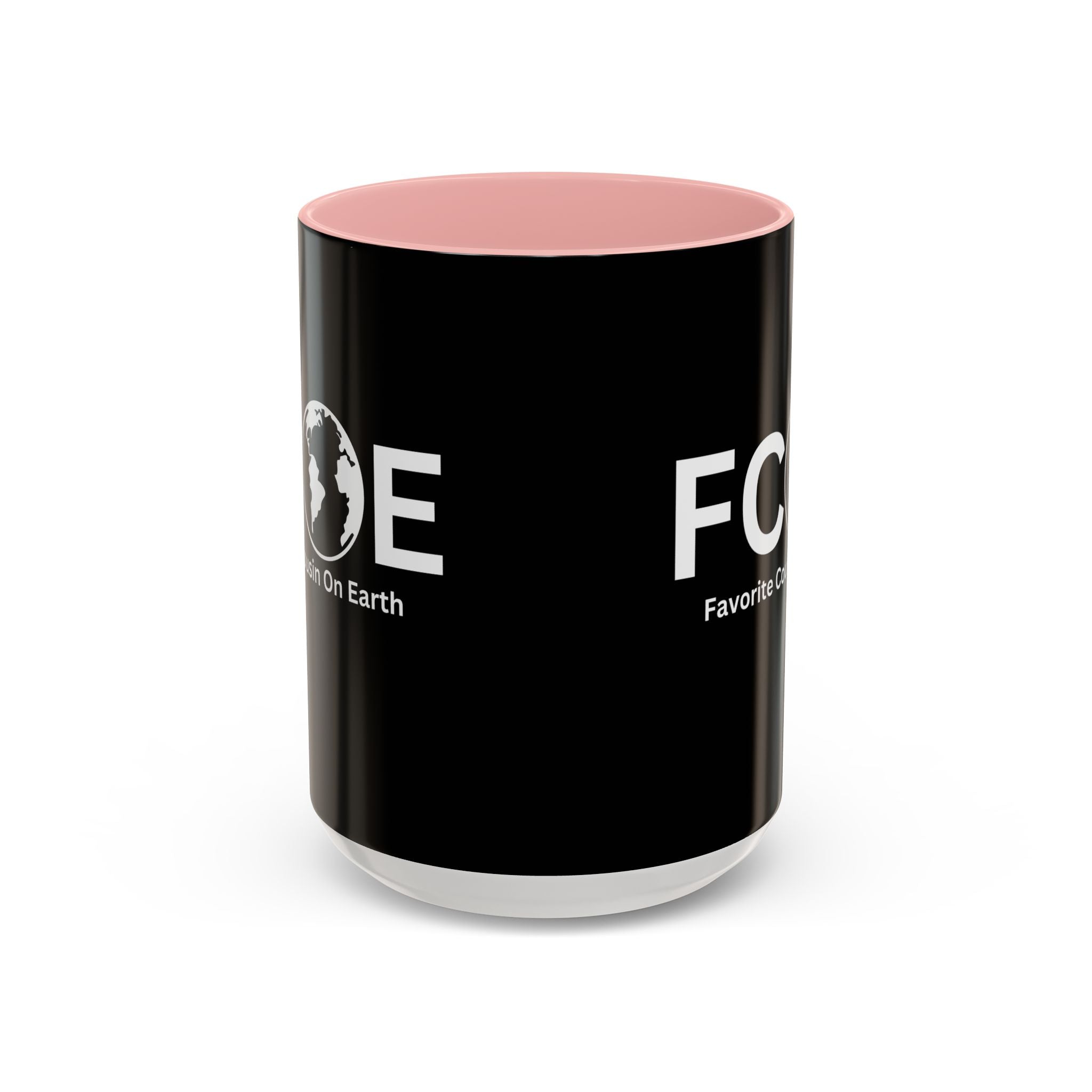 Favorite Cousin On Earth (FCOE) Accent Coffee Mug (11oz, 15oz)