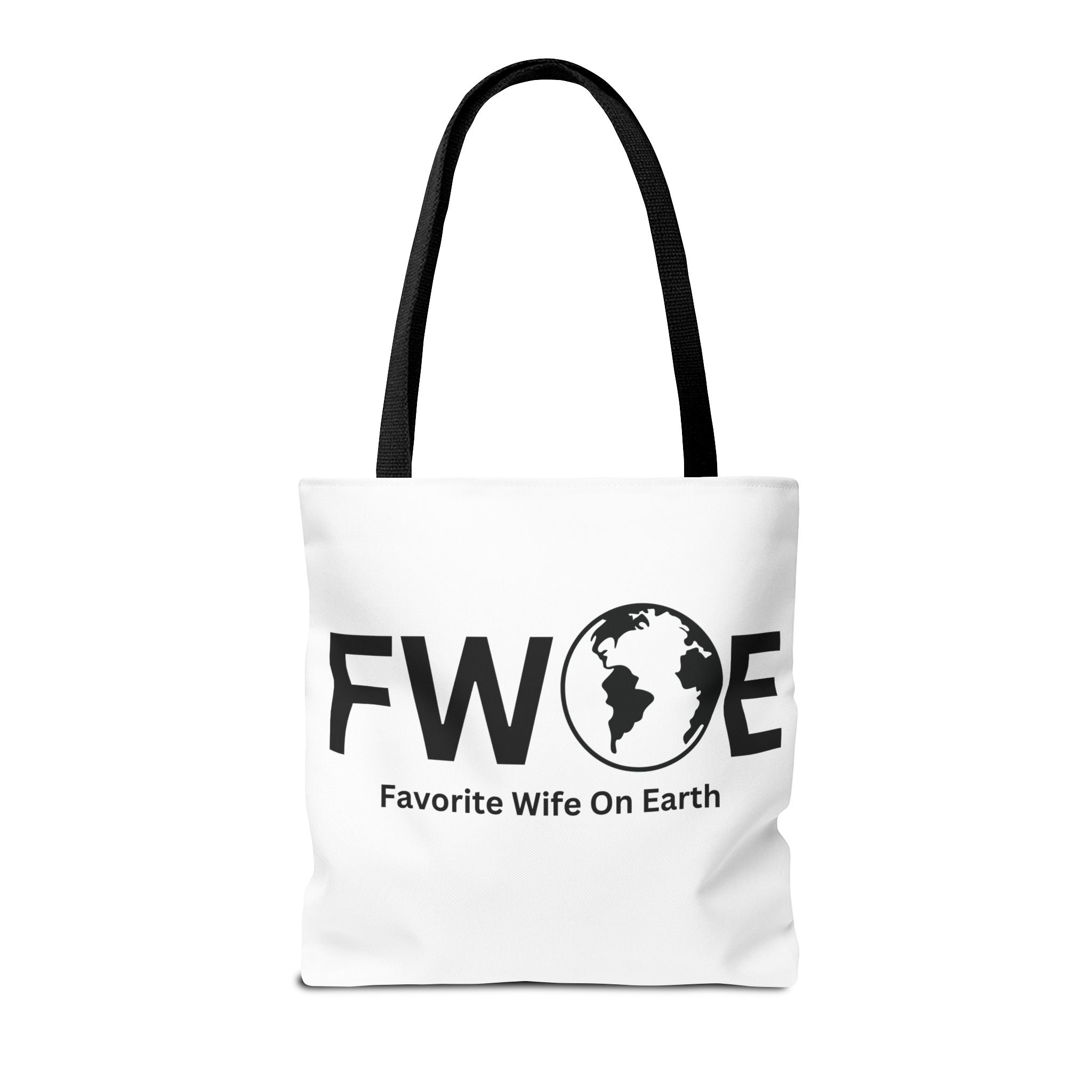 Favorite Wife On Earth (FWOE) Tote Bag - Custom Printed Stylish and Functional Tote