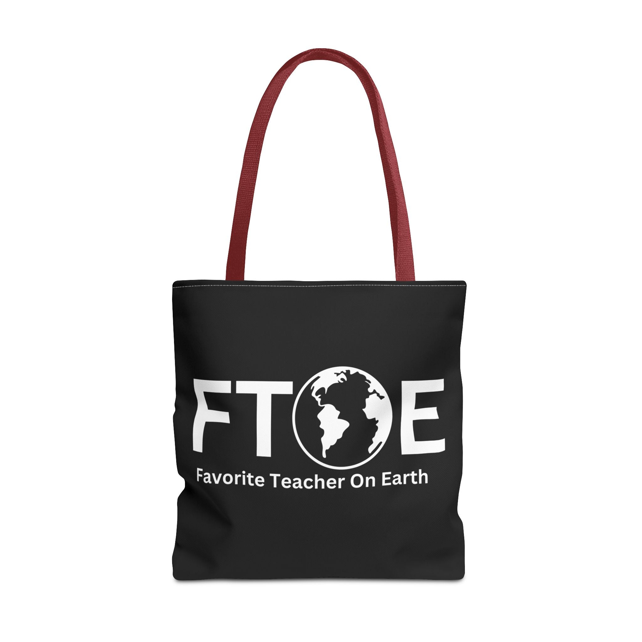 Favorite Teacher On Earth (FTOE) Tote Bag - Custom Printed Stylish and Functional Tote