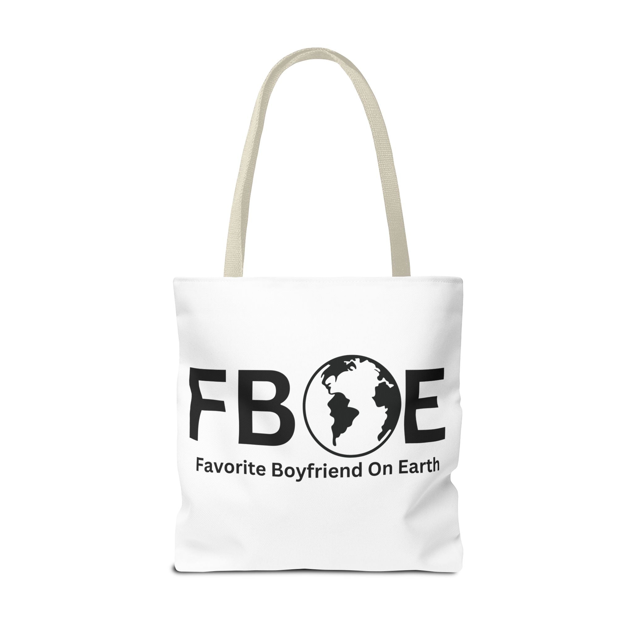 Favorite Boyfriend On Earth (FBOE) Tote Bag - Custom Printed Stylish and Functional Tote