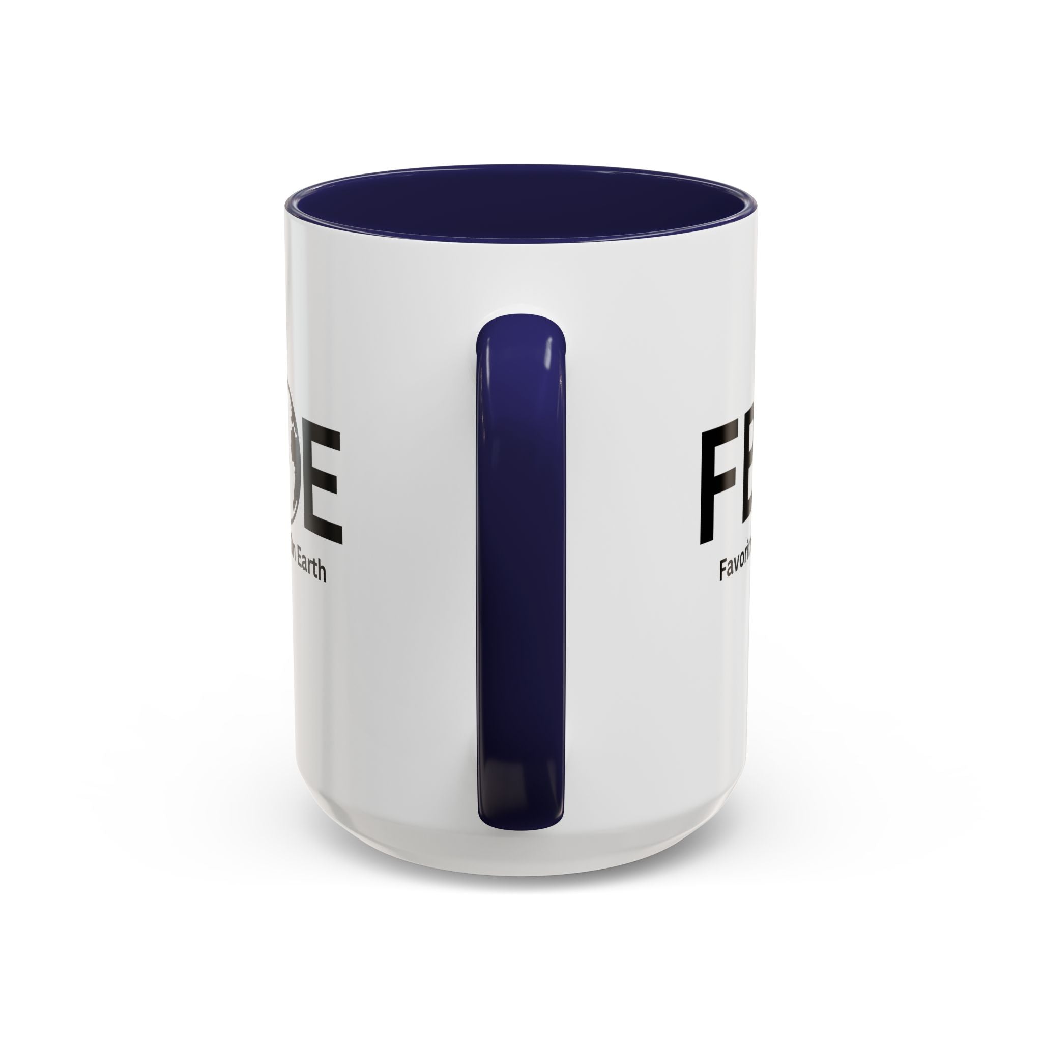 Favorite Brother On Earth (FBOE) Accent Coffee Mug (11oz, 15oz)