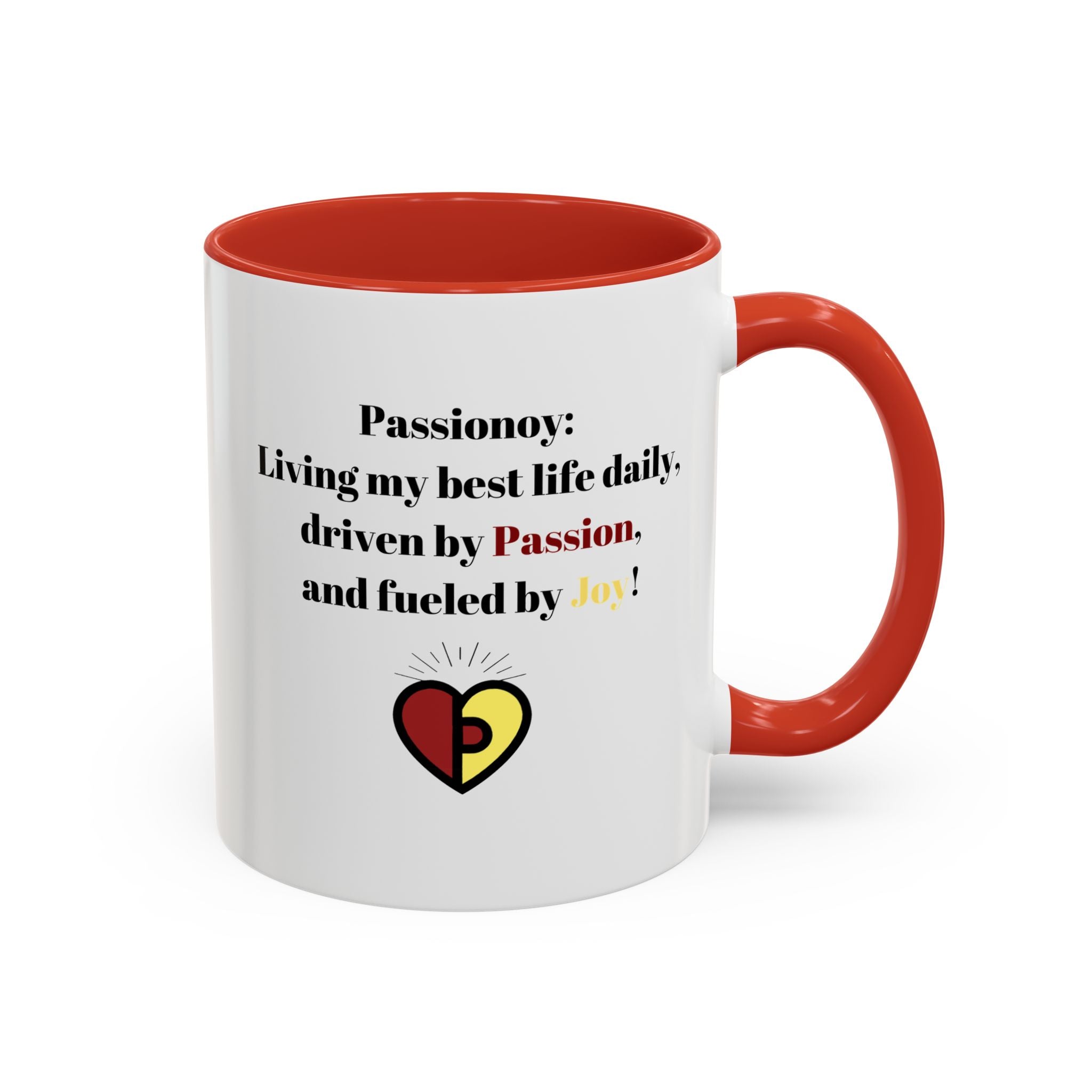 Passionoy Statement Accent Coffee Mug (11, 15oz)