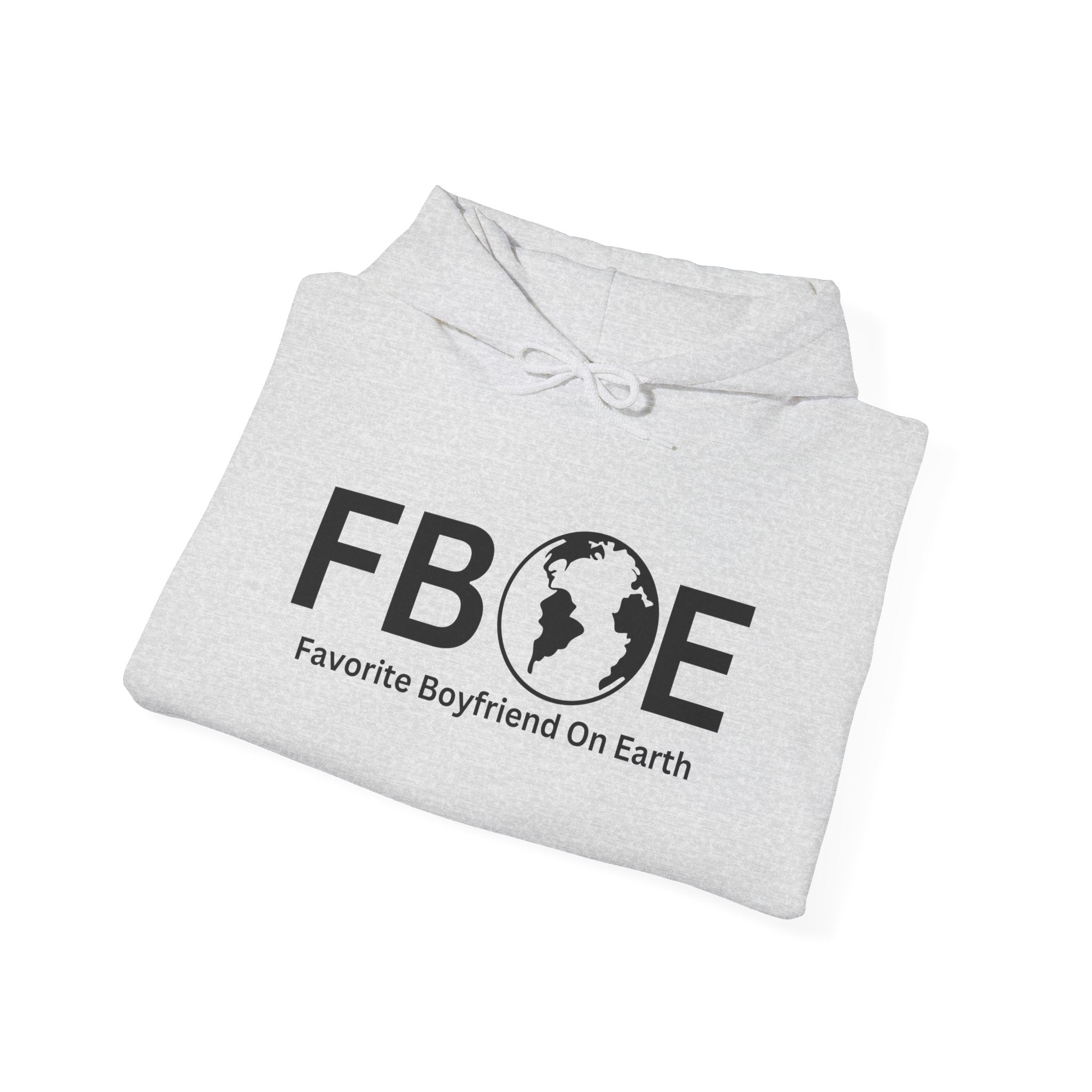 Favorite Boyfriend On Earth (FBOE) Unisex Heavy Blend™ Hooded Sweatshirt – Cozy Cotton-Polyester Hoodie