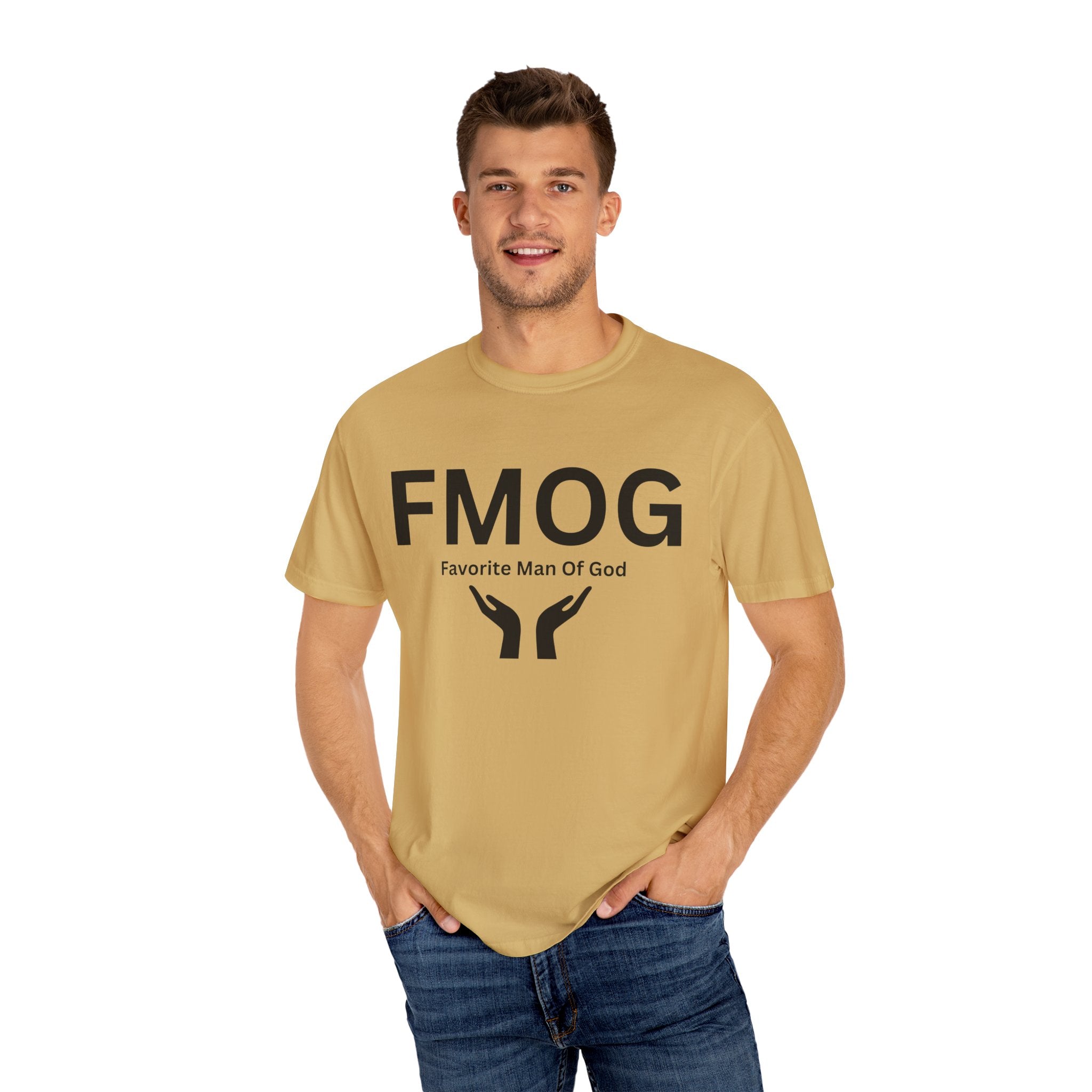 Favorite Man of God (FMOG) T-Shirt – Comfort Colors 1717 Garment-Dyed Tee