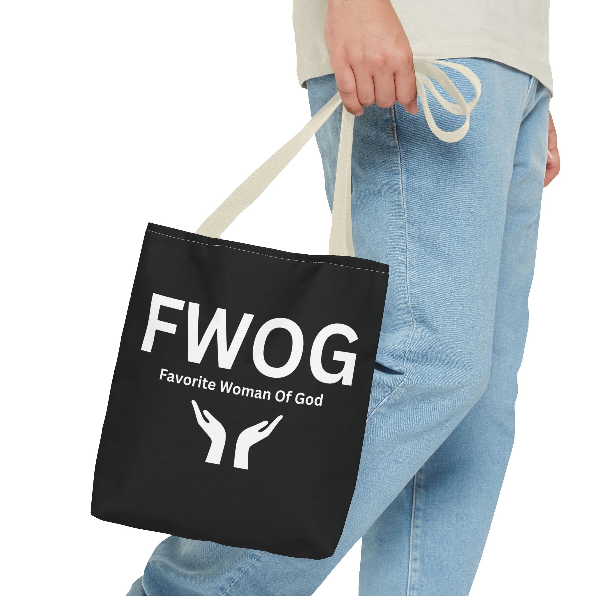 Favorite Woman of God (FWOG) Tote Bag - Custom Printed Stylish and Functional Tote