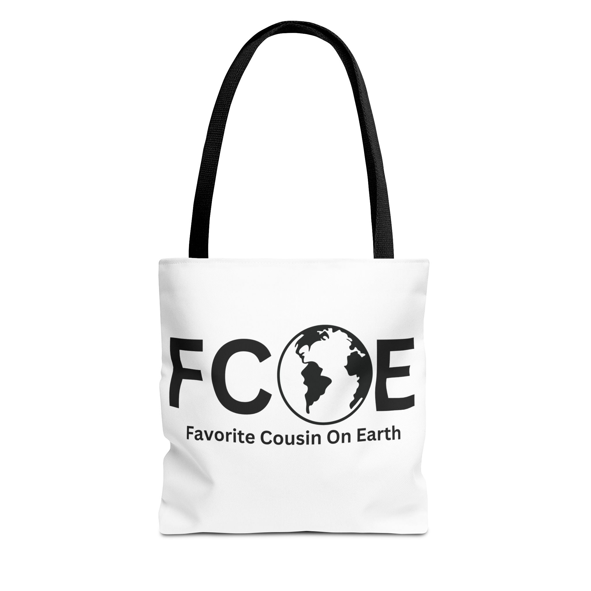 Favorite Cousin On Earth (FCOE) Tote Bag - Custom Printed Stylish and Functional Tote