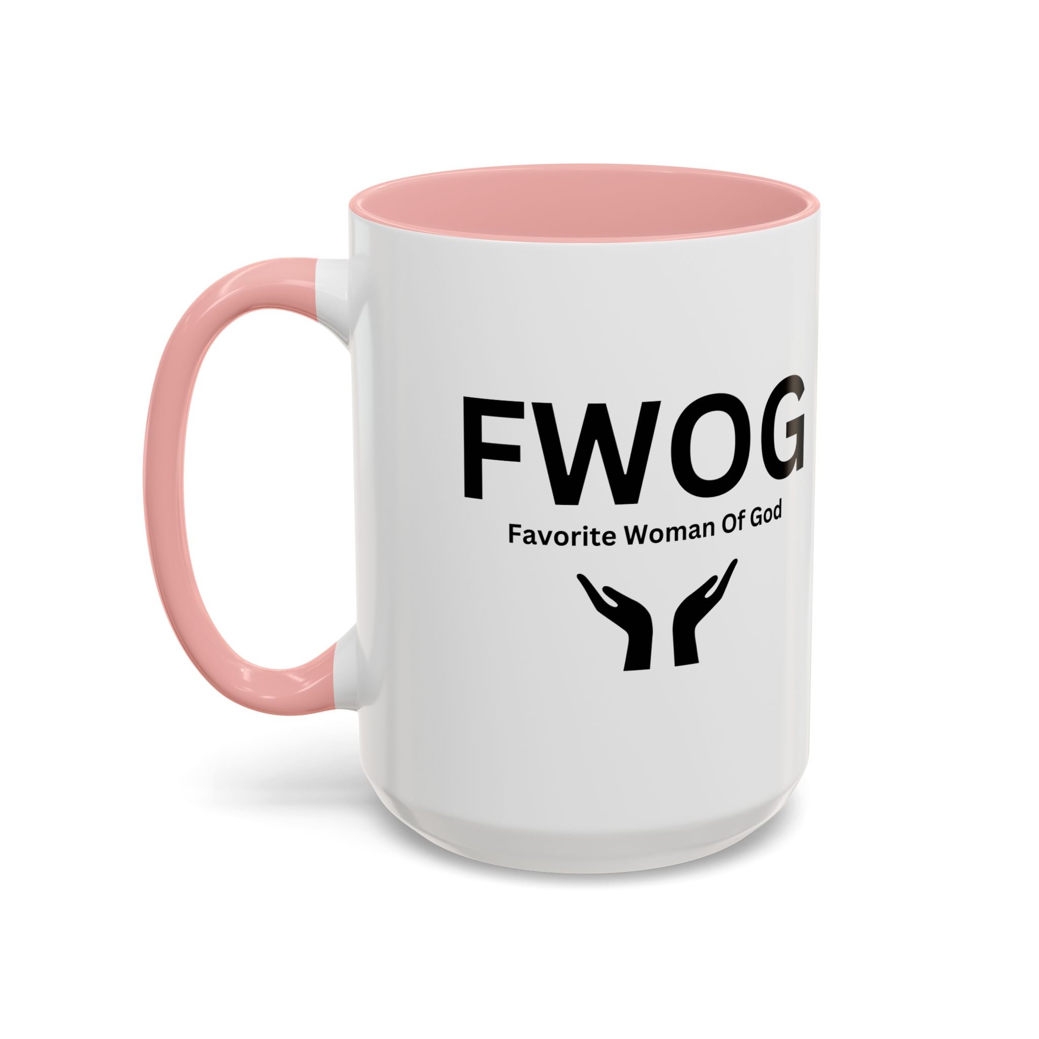 Favorite Woman of God (FWOG) Accent Coffee Mug (11, 15oz)