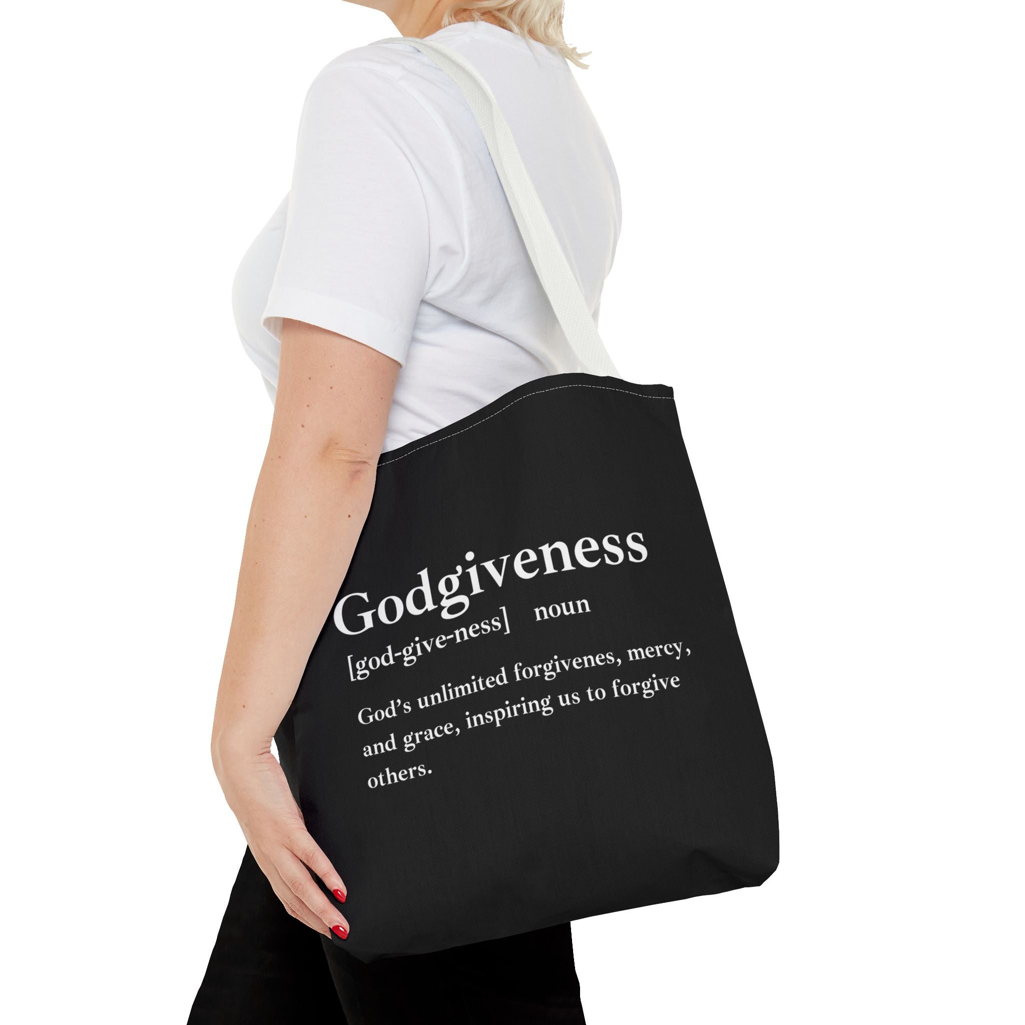 Godgiveness Tote Bag - Custom Printed Stylish and Functional Tote