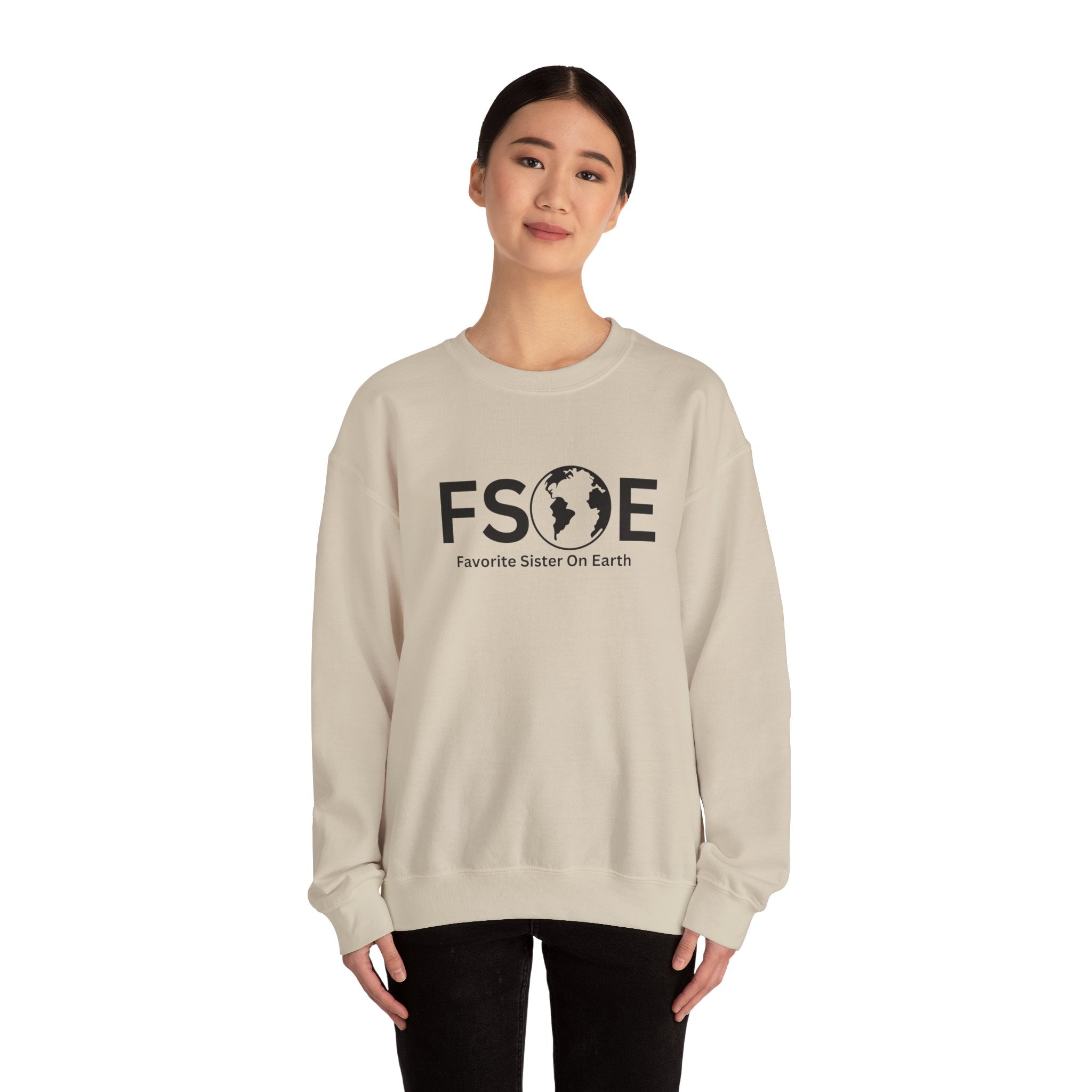 Favorite Sister On Earth (FSOE) Unisex Heavy Blend™ Crewneck Sweatshirt