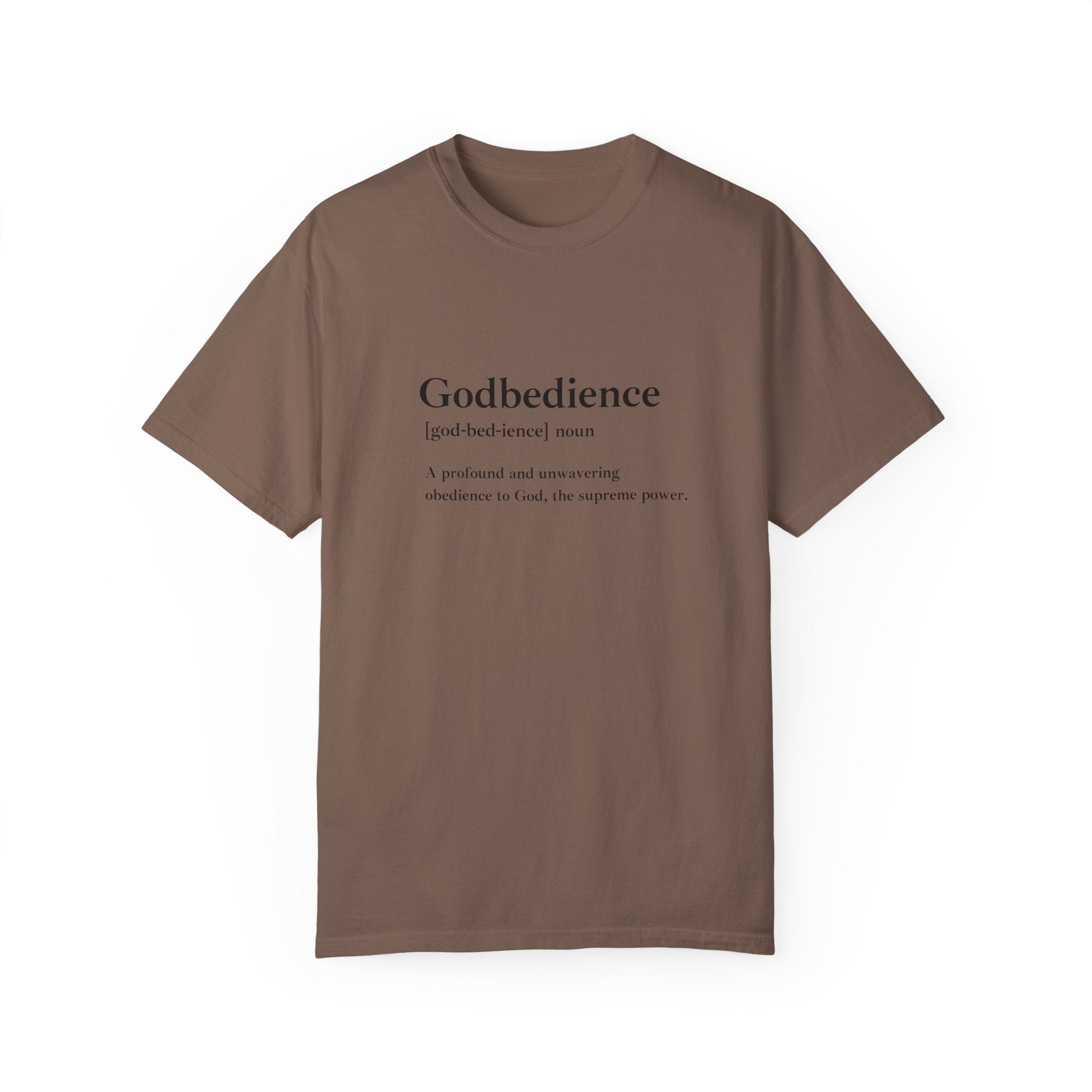 Godbedience Garment-Dyed T-Shirt | Comfort Colors 1717 | Soft-Washed & Customizable