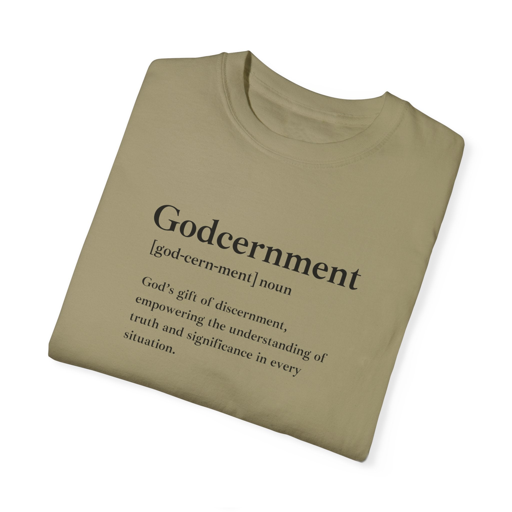 Godcernment T-Shirt – Comfort Colors 1717 Garment-Dyed Tee