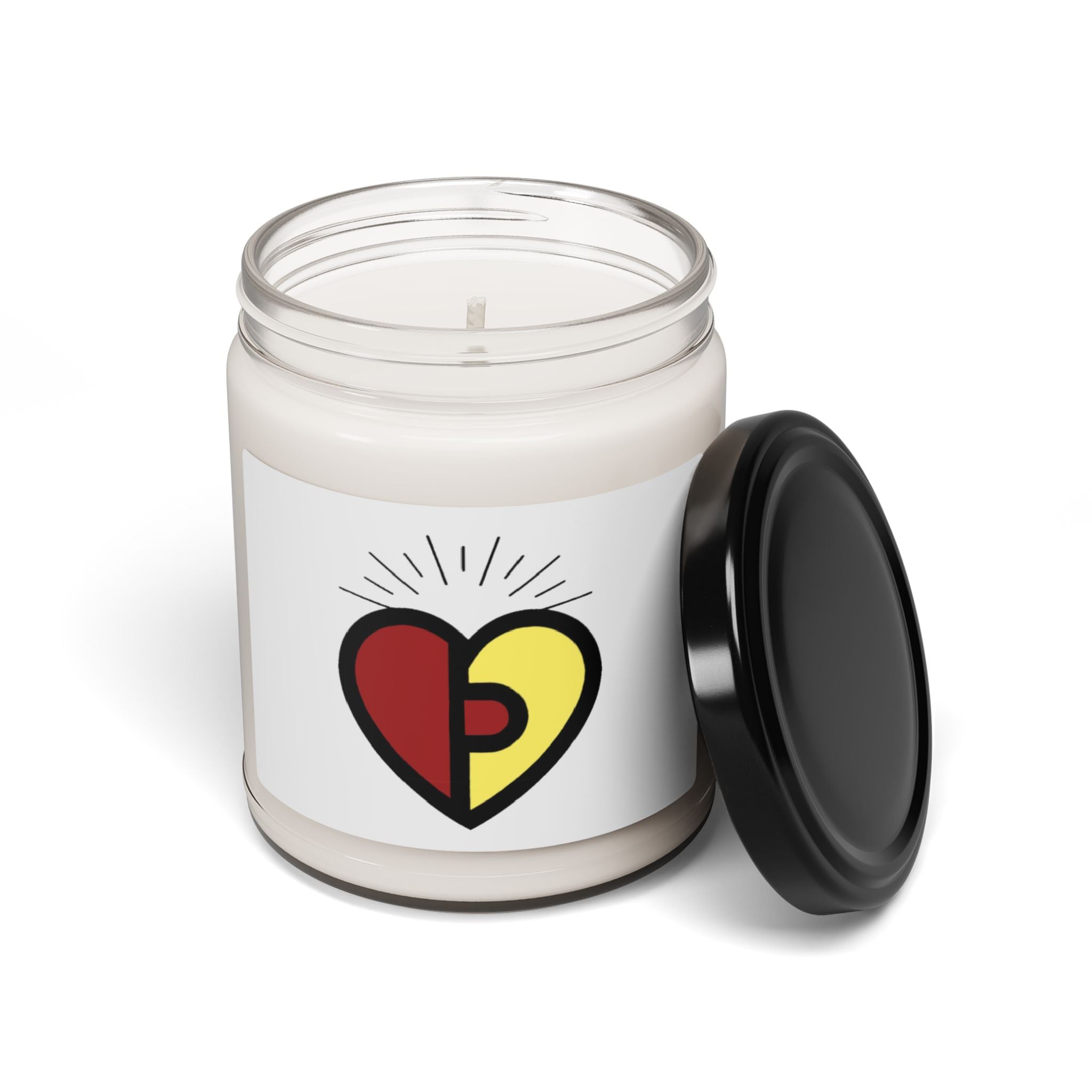 Passionoy Logo Scented Soy Candle - 9oz Natural Wax Candle with Custom Label