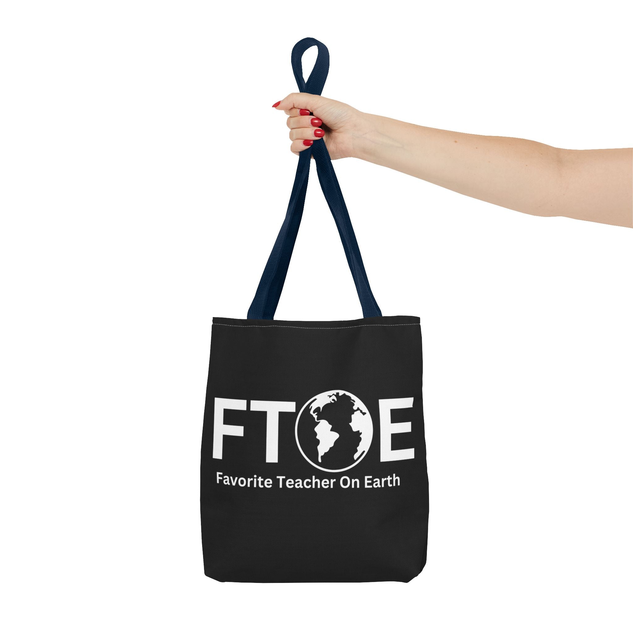 Favorite Teacher On Earth (FTOE) Tote Bag - Custom Printed Stylish and Functional Tote