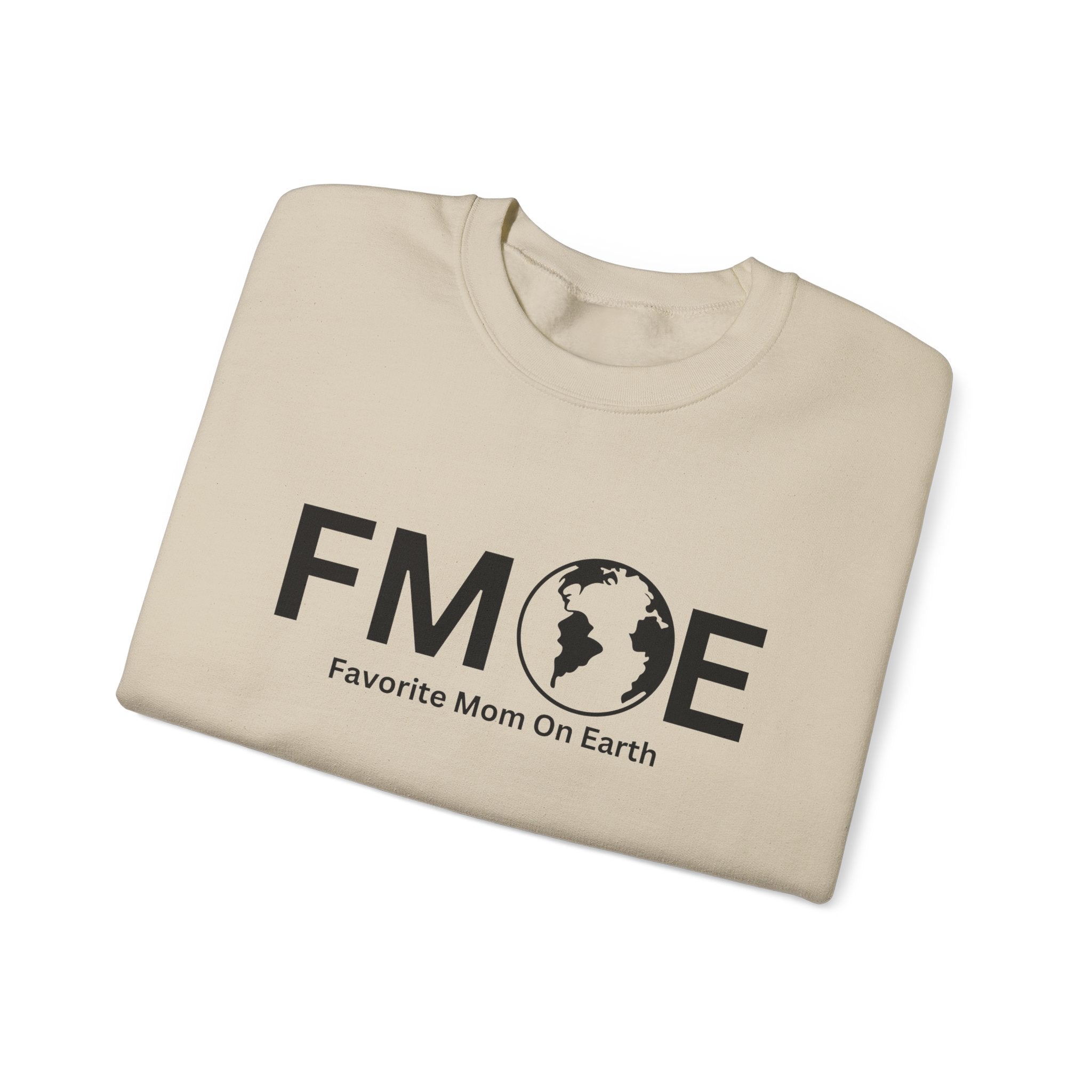 Favorite Mom On Earth (FMOE) Unisex Heavy Blend™ Crewneck Sweatshirt – Cozy and Durable