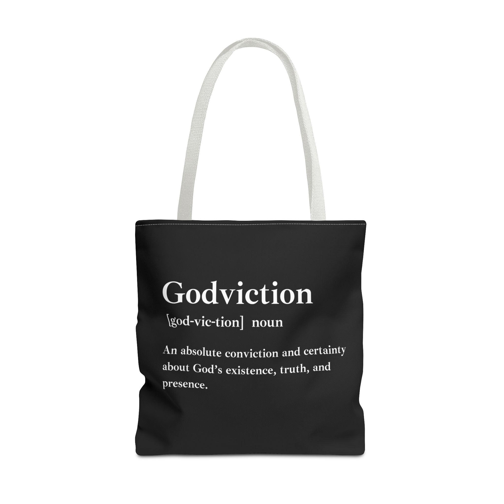 Godviction Tote Bag - Custom Printed Stylish and Functional Tote