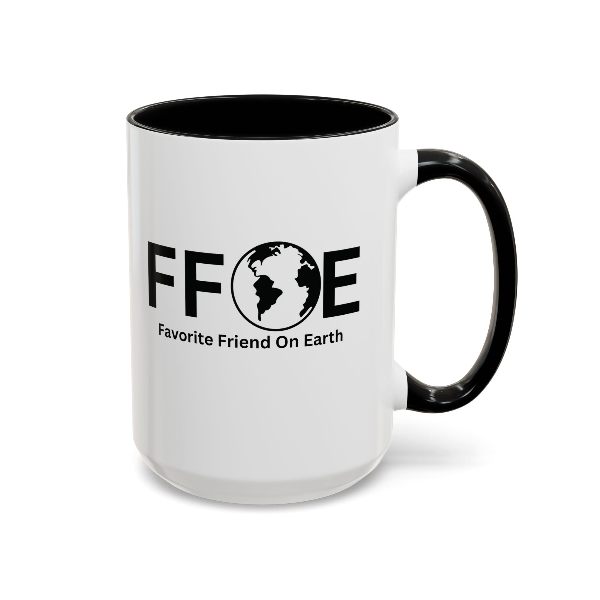 Favorite Friend On Earth (FFOE) Accent Coffee Mug (11oz, 15oz)