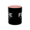 Favorite Boss On Earth (FBOE) Accent Coffee Mug (11oz, 15oz)