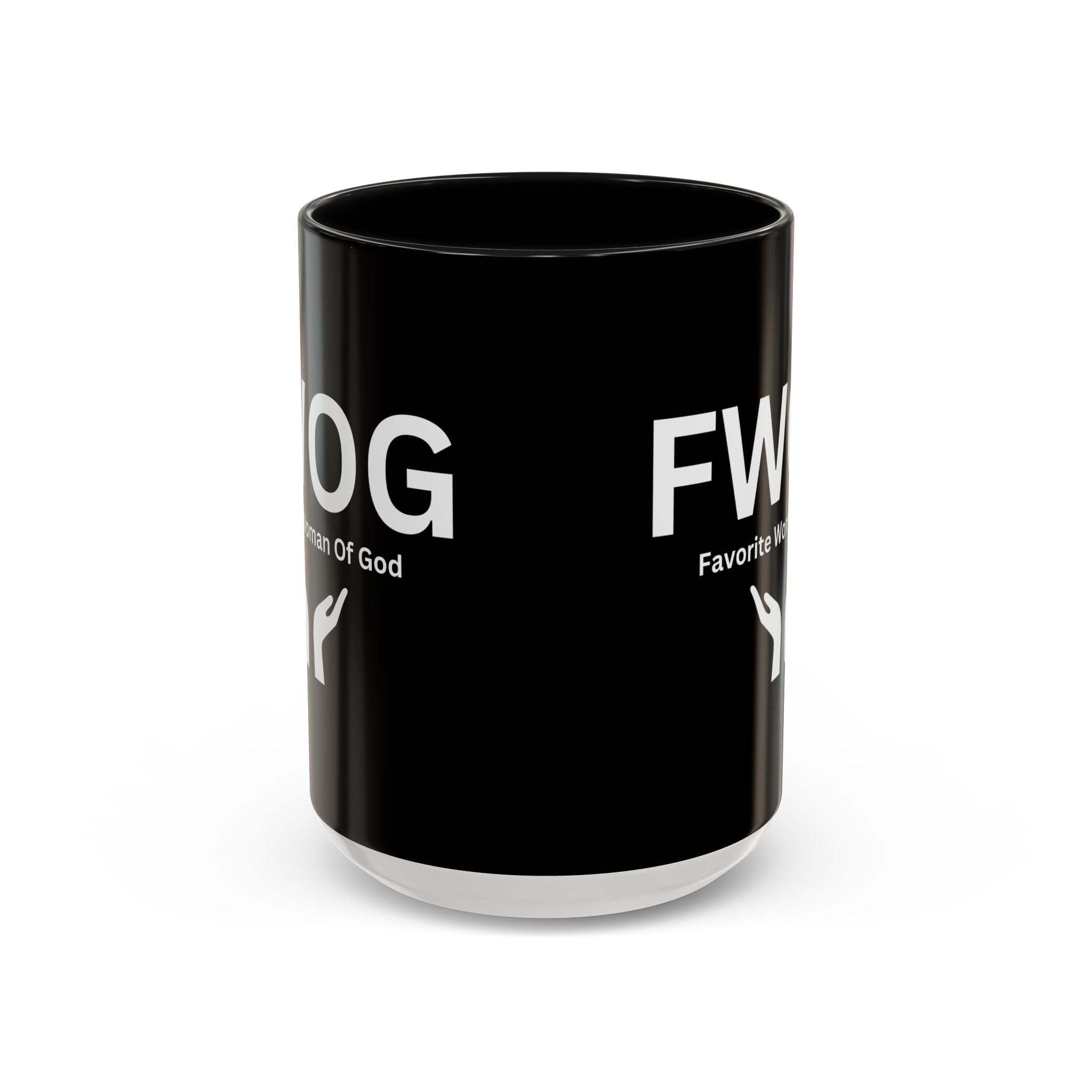 Favorite Woman of God (FWOG) Accent Coffee Mug (11oz, 15oz)
