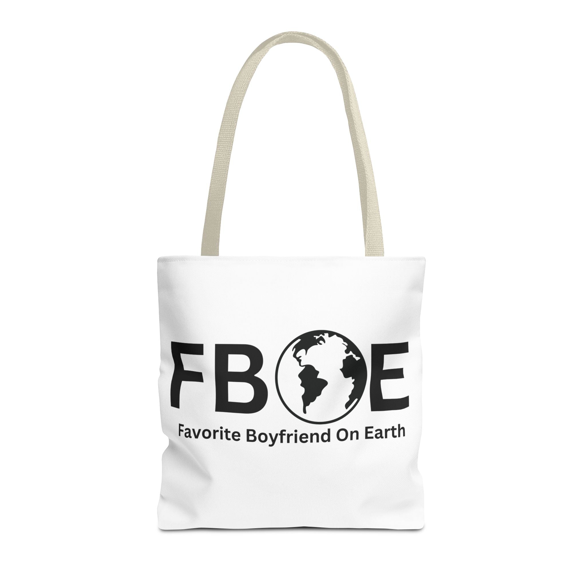 Favorite Boyfriend On Earth (FBOE) Tote Bag - Custom Printed Stylish and Functional Tote