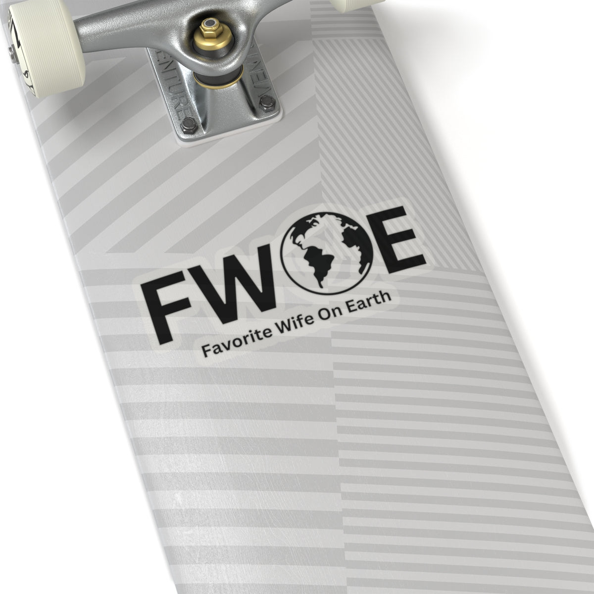 Favorite Wife On Earth (FWOE) Kiss-Cut Stickers - Custom Vinyl Stickers for Creative Decor