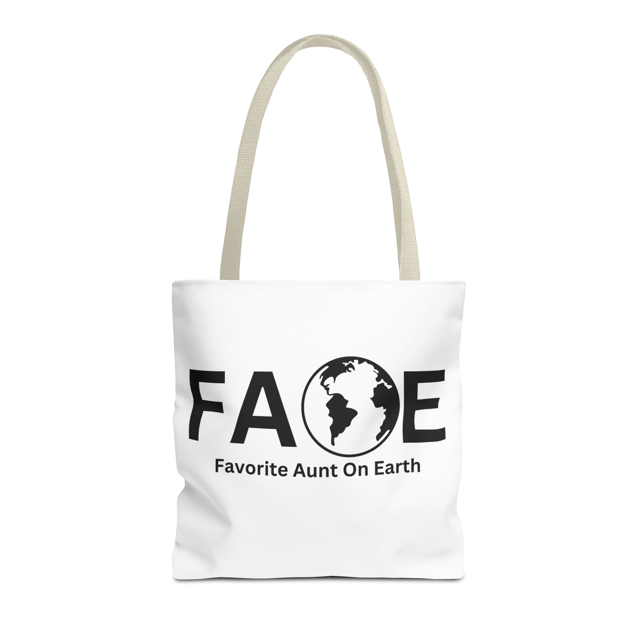 Favorite Aunt On Earth (FAOE) Tote Bag - Custom Printed Stylish and Functional Tote
