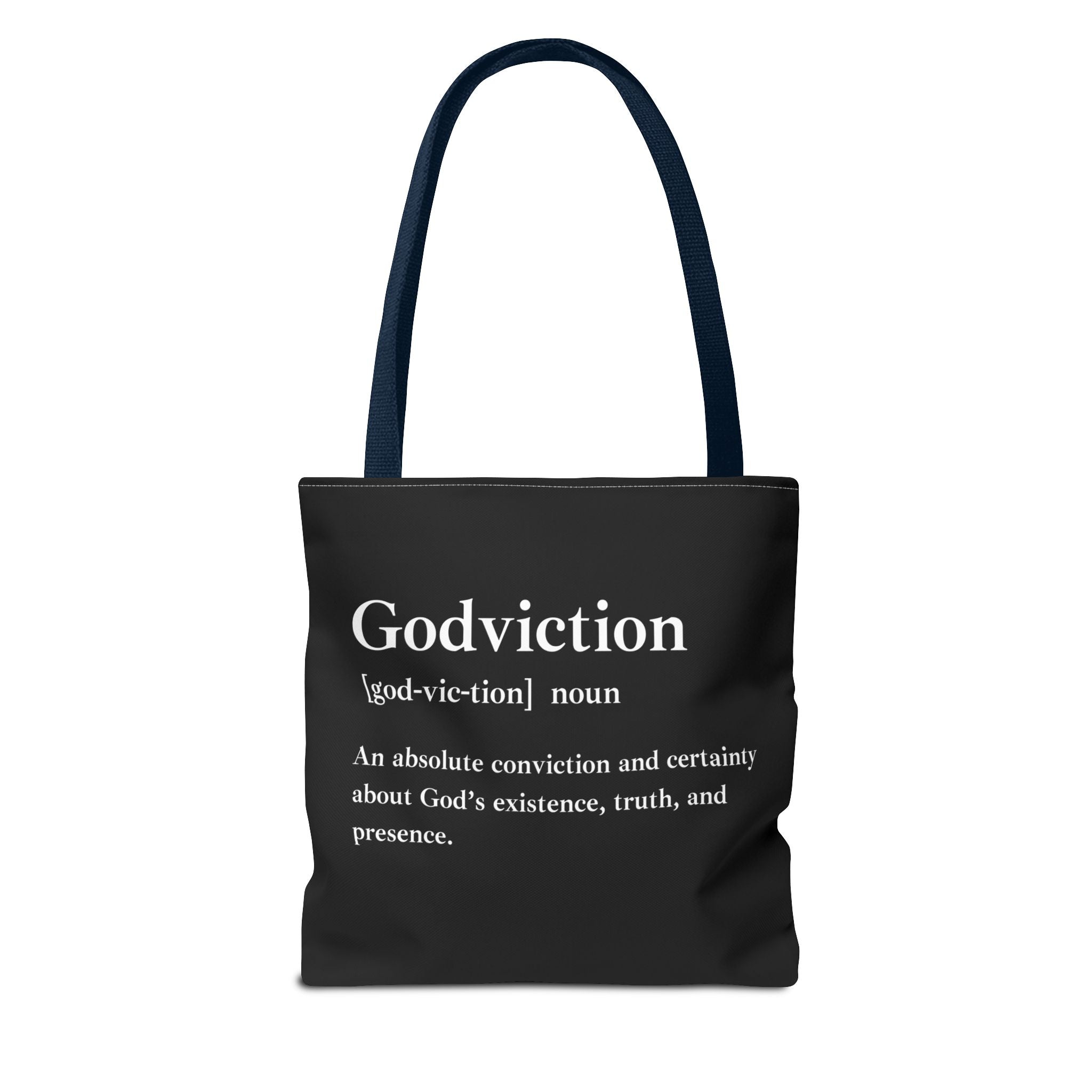 Godviction Tote Bag - Custom Printed Stylish and Functional Tote