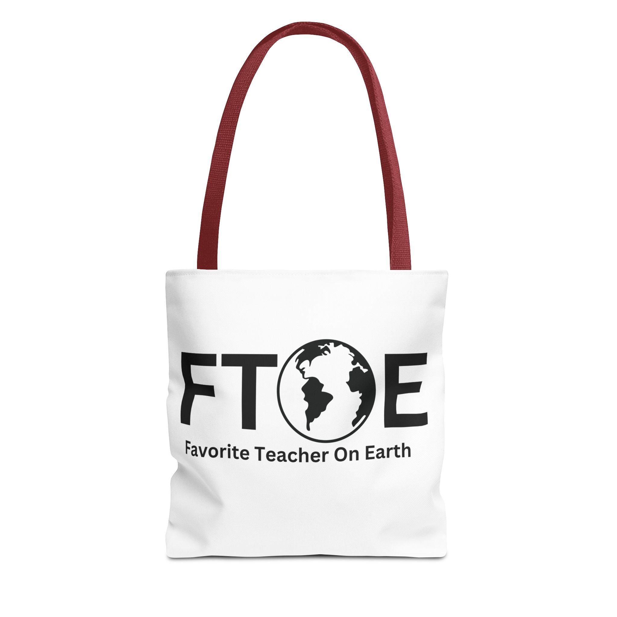 Favorite Teacher On Earth (FTOE) Tote Bag - Custom Printed Stylish and Functional Tote