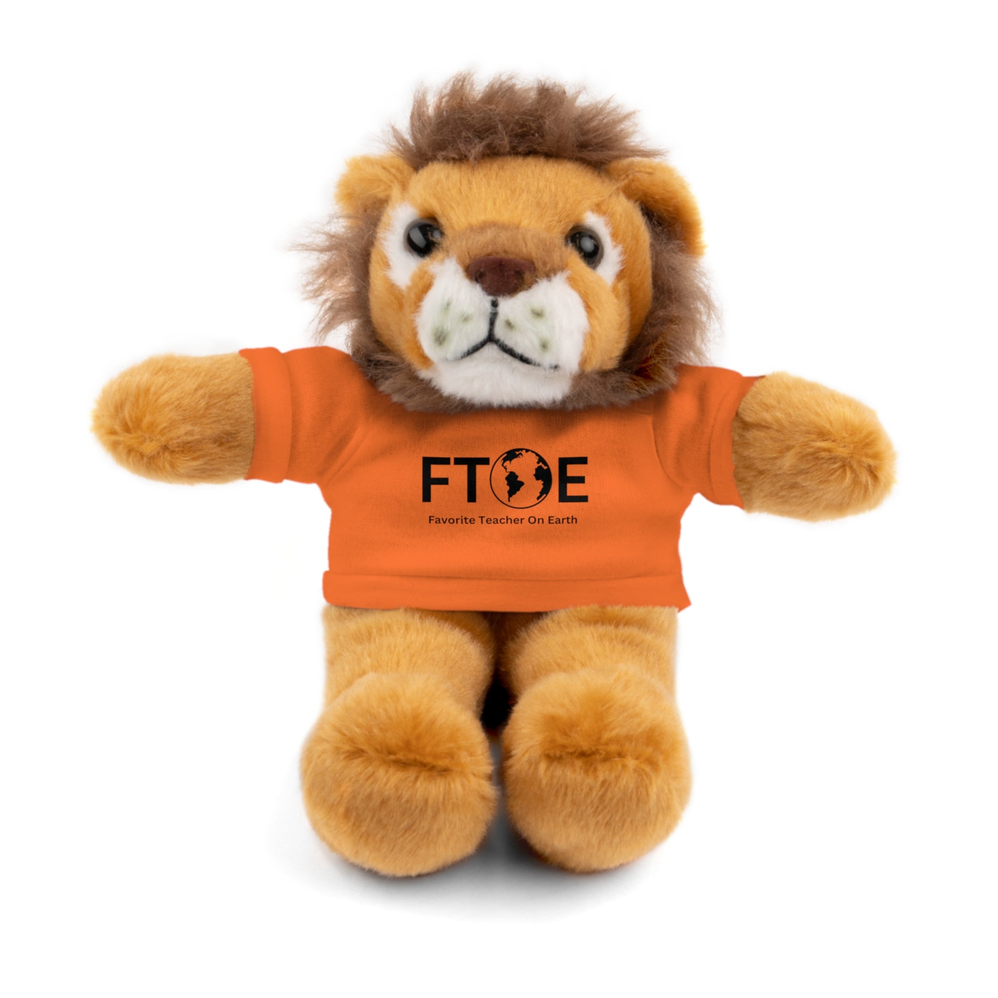 Stuffed Animal Gift – Favorite Teacher on Earth (FTOE) – Customizable T-Shirt & Animal
