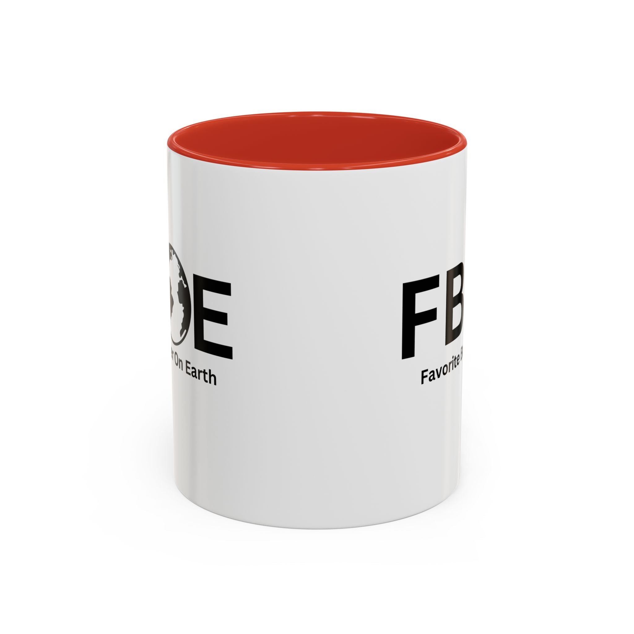 Favorite Brother On Earth (FBOE) Accent Coffee Mug (11oz, 15oz)