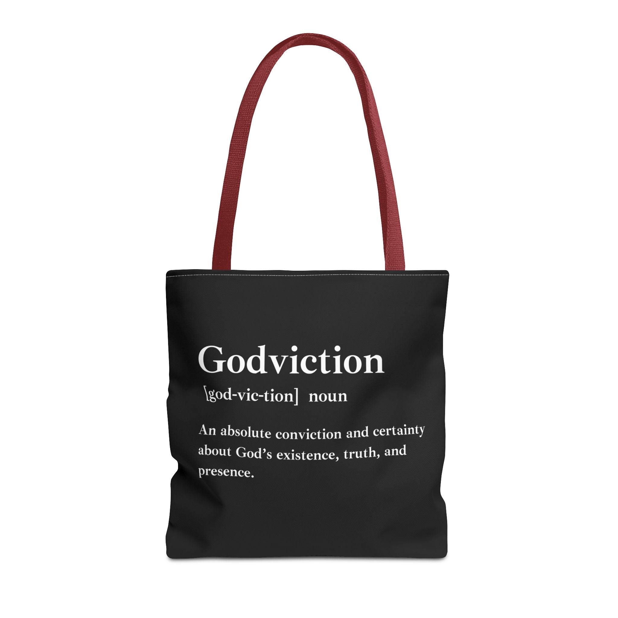 Godviction Tote Bag - Custom Printed Stylish and Functional Tote