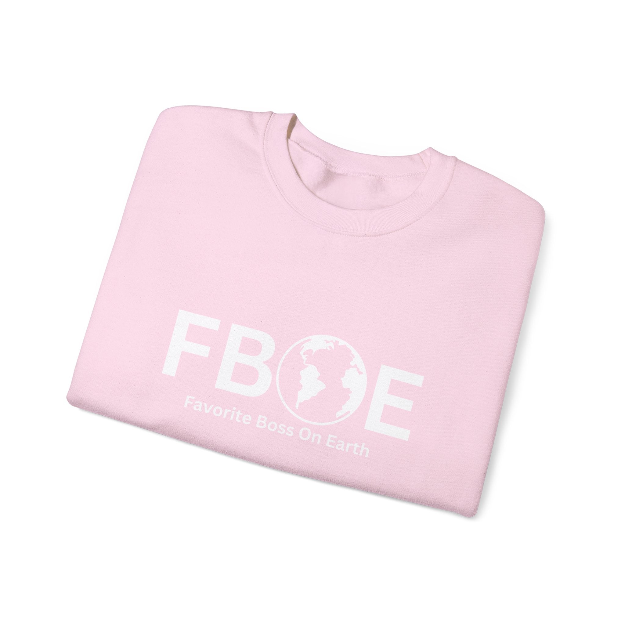 Favorite Boss On Earth (FBOE) - Unisex Heavy Blend Crewneck Sweatshirt