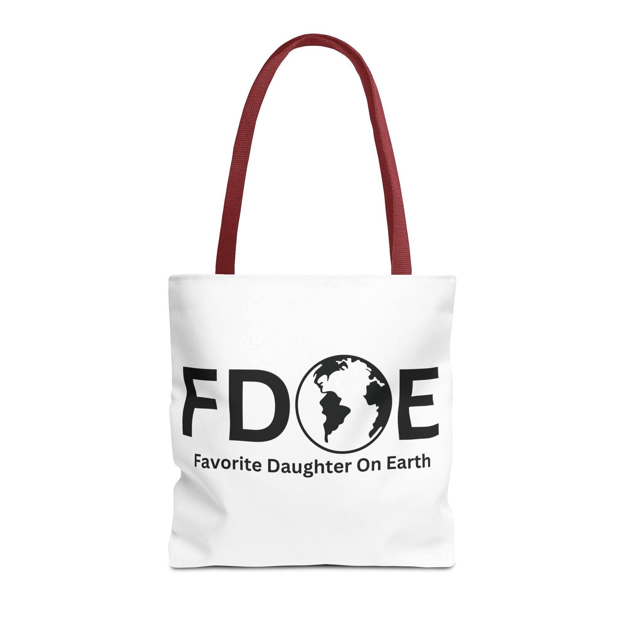 Favorite Daughter On Earth (FDOE) Tote Bag - Custom Printed Stylish and Functional Tote