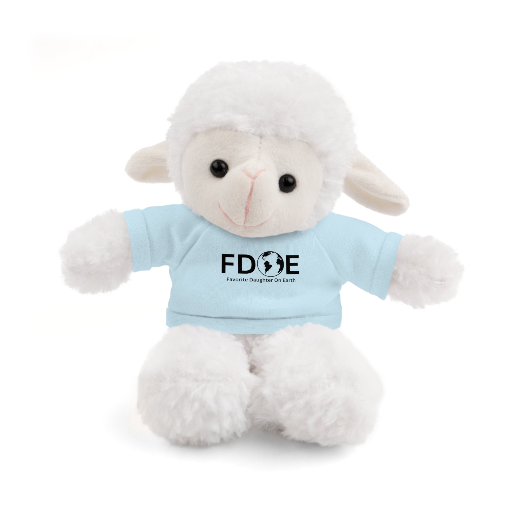Favorite Daughter on Earth Stuffed Animal – Customizable T-Shirt & Animal