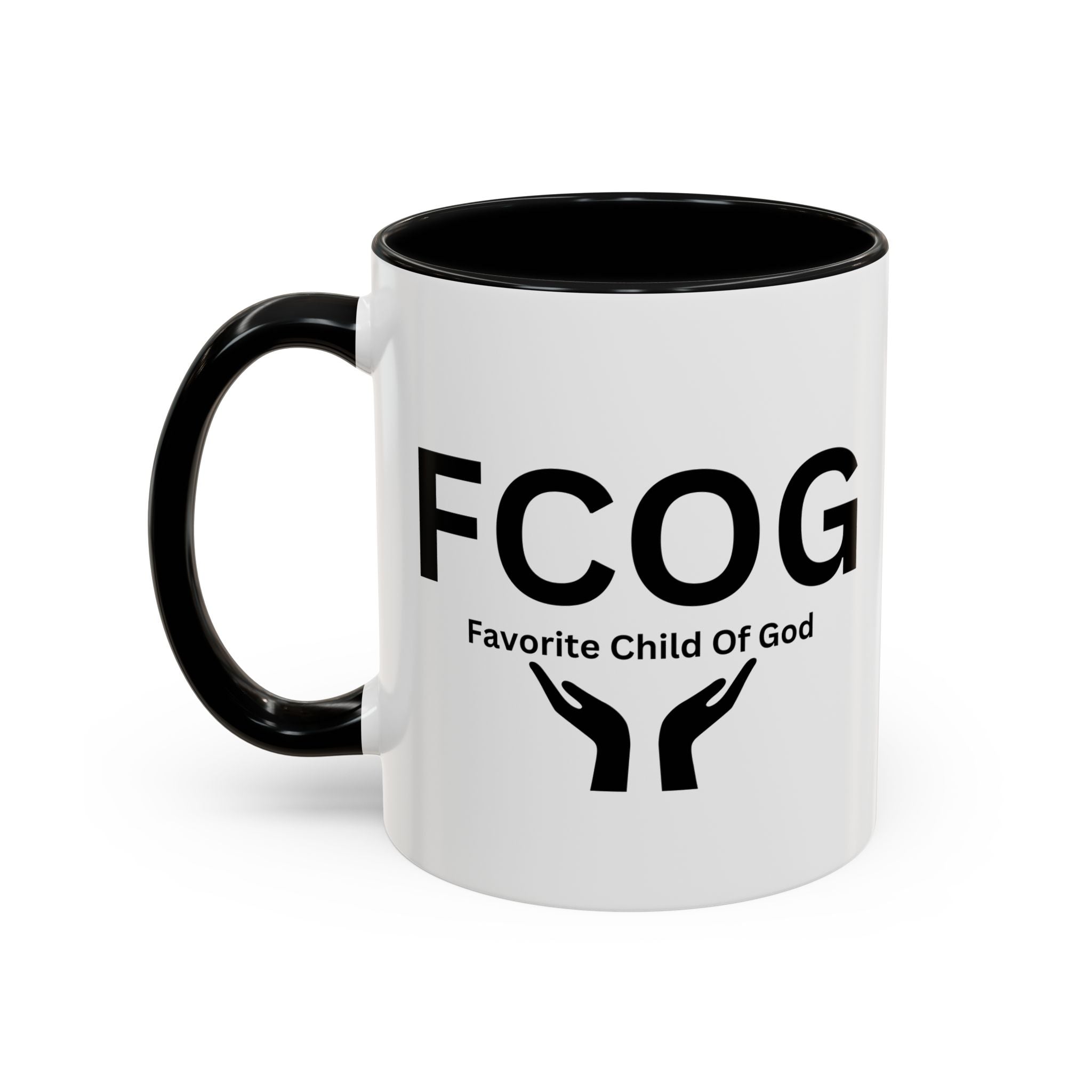 Favorite Child of God (FCOG) Accent Coffee Mug (11, 15oz)