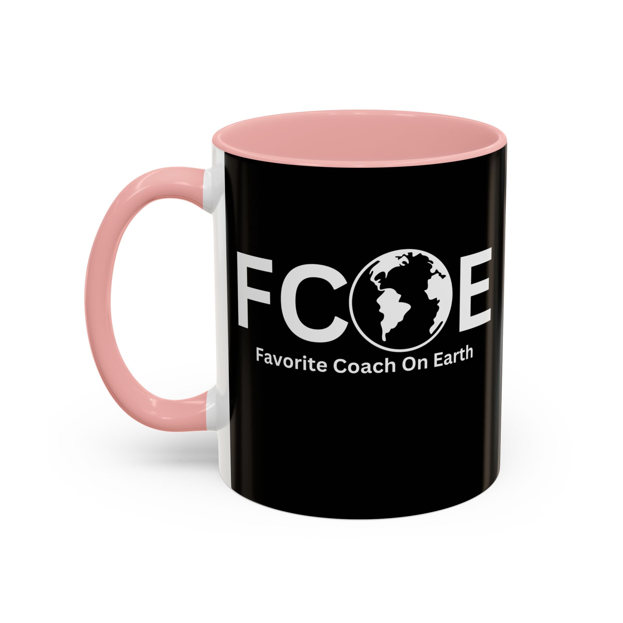 Favorite Coach On Earth (FCOE) Accent Coffee Mug (11oz, 15oz)