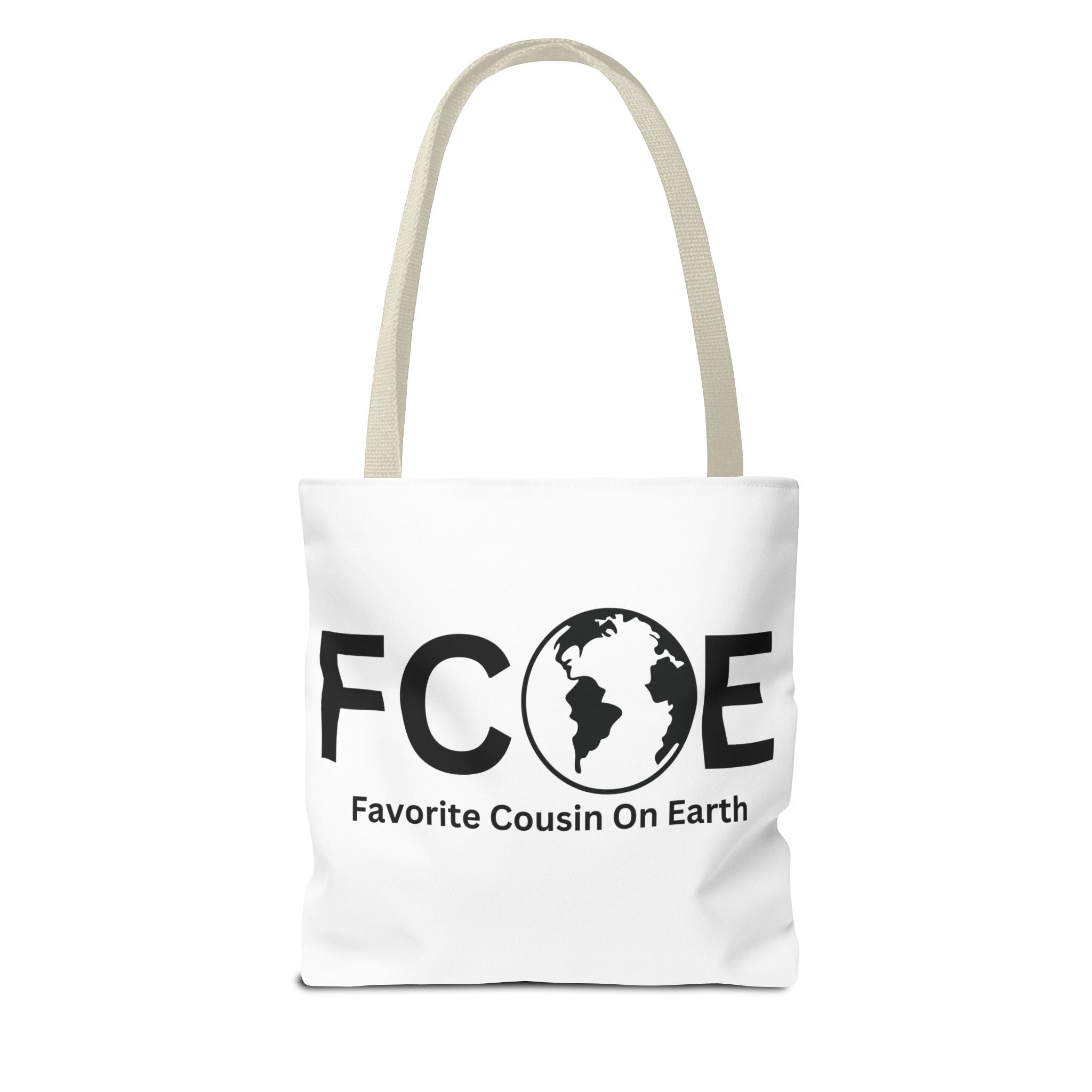 Favorite Cousin On Earth (FCOE) Tote Bag - Custom Printed Stylish and Functional Tote