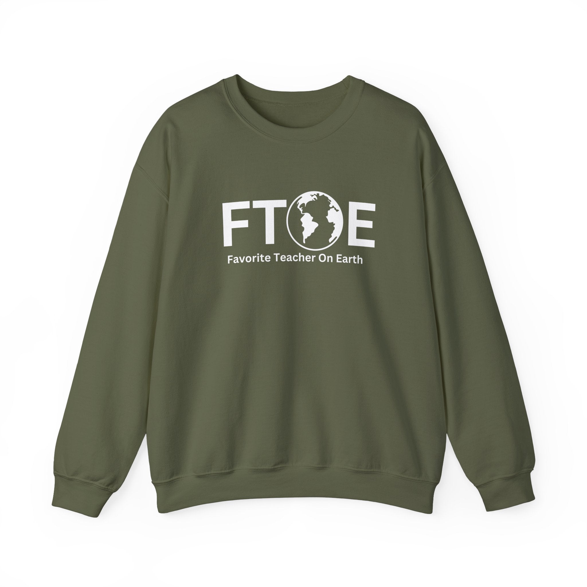 Favorite Teacher On Earth (FTOE) - Unisex Heavy Blend Crewneck Sweatshirt