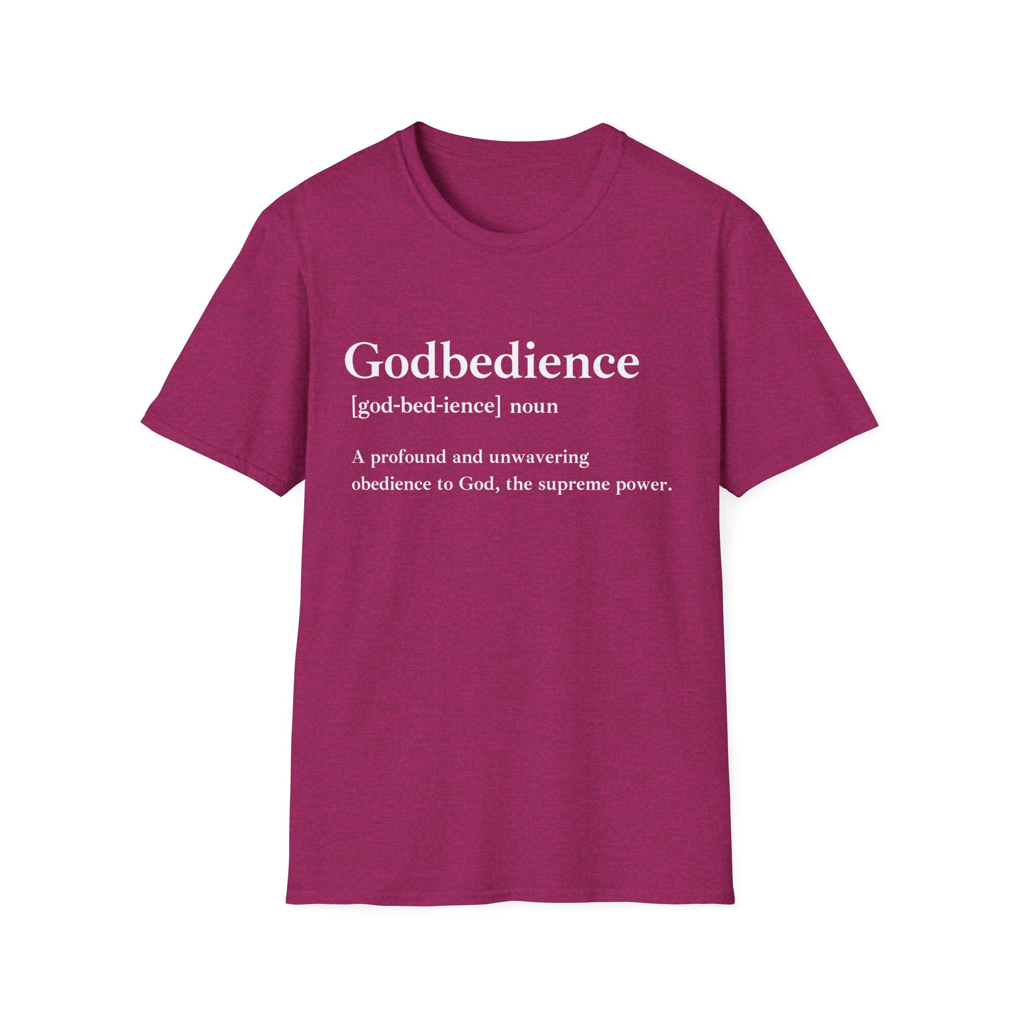 Godbedience Unisex Softstyle T-Shirt