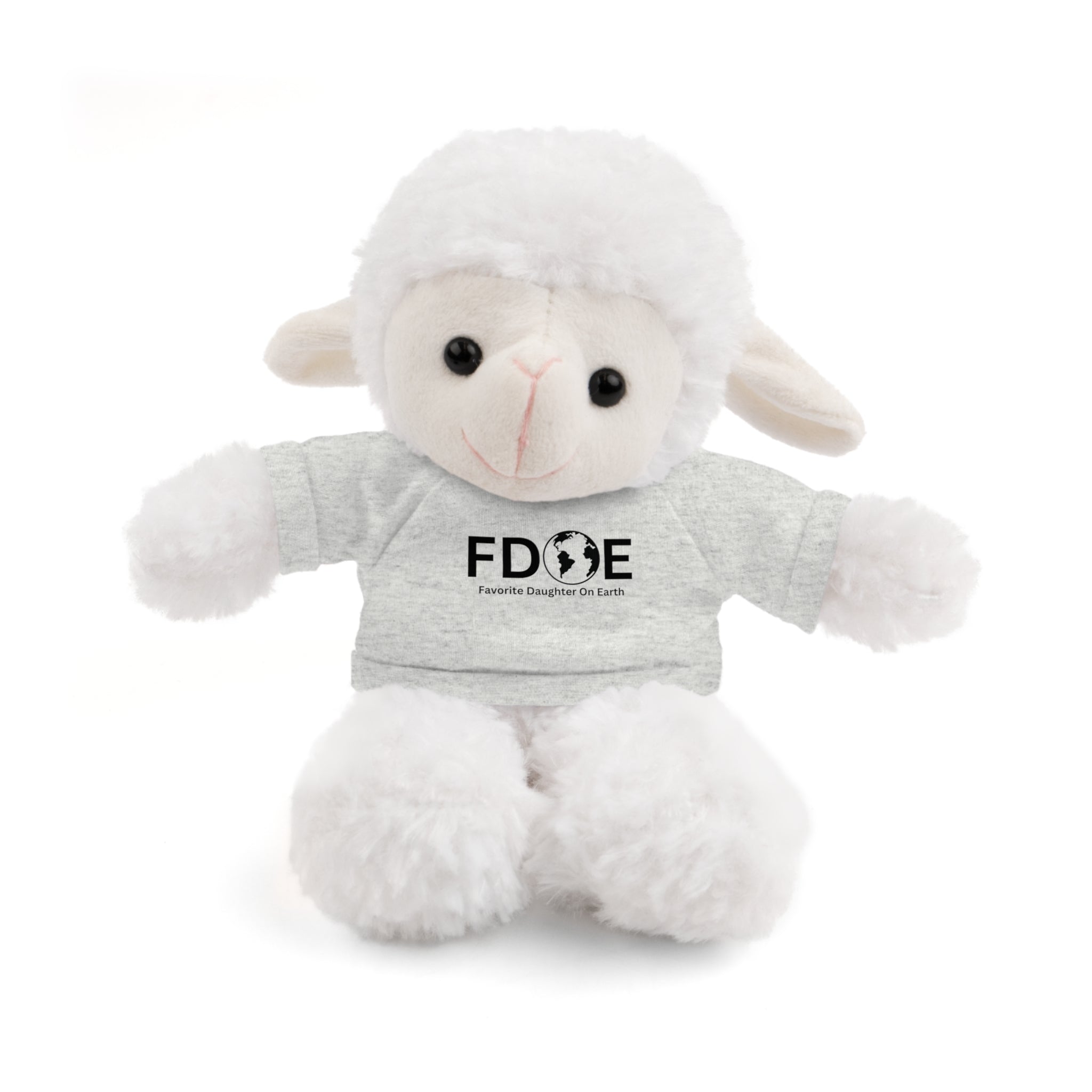 Favorite Daughter on Earth Stuffed Animal – Customizable T-Shirt & Animal