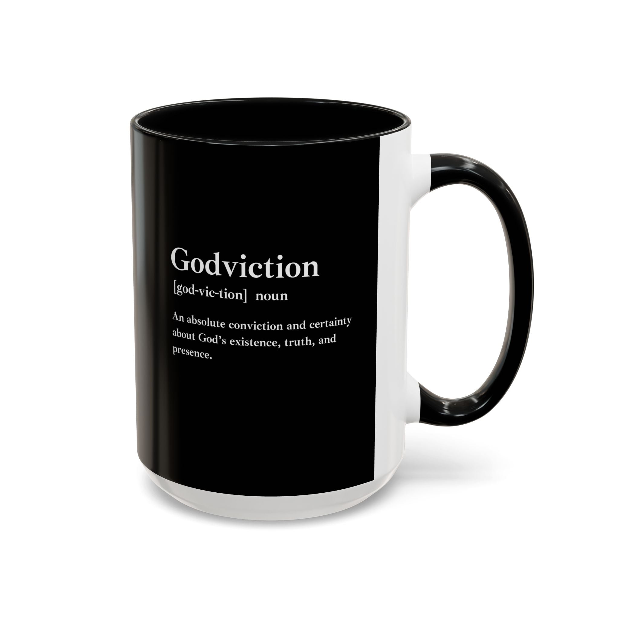 Godviction Accent Coffee Mug (11oz, 15oz)