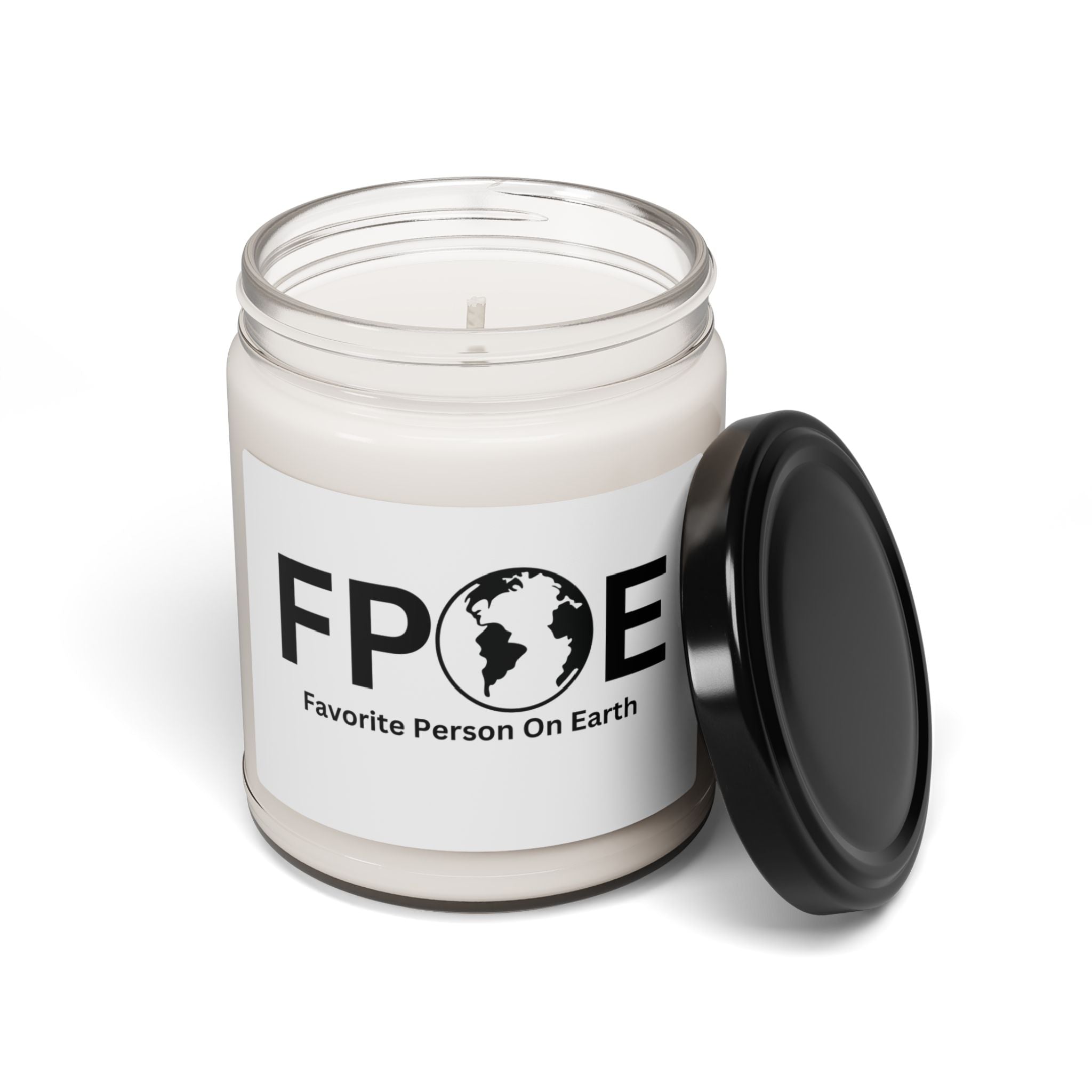 Favorite Person On Earth (FPOE) Scented Soy Candle - 9oz Natural Wax Candle with Custom Label