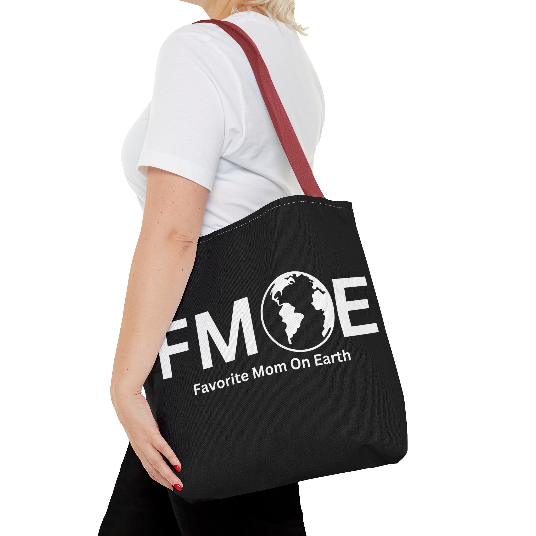 Favorite Mom On Earth (FMOE) Tote Bag- Custom Printed Stylish and Functional Tote