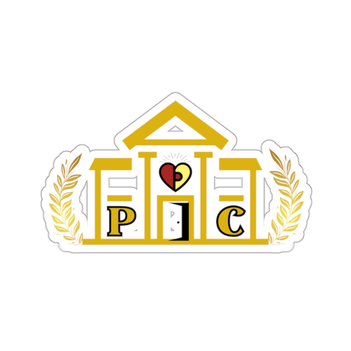 Passionoy Clubhouse Logo Kiss-Cut Stickers - Custom Vinyl Stickers for Creative Decor