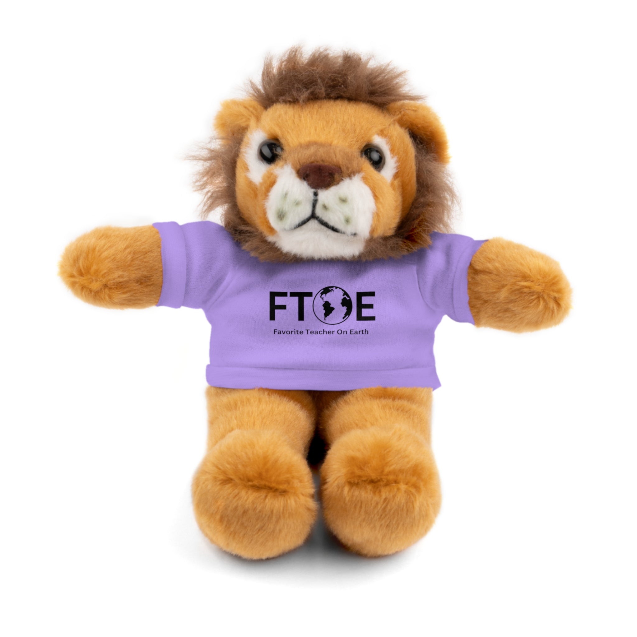 Stuffed Animal Gift – Favorite Teacher on Earth (FTOE) – Customizable T-Shirt & Animal
