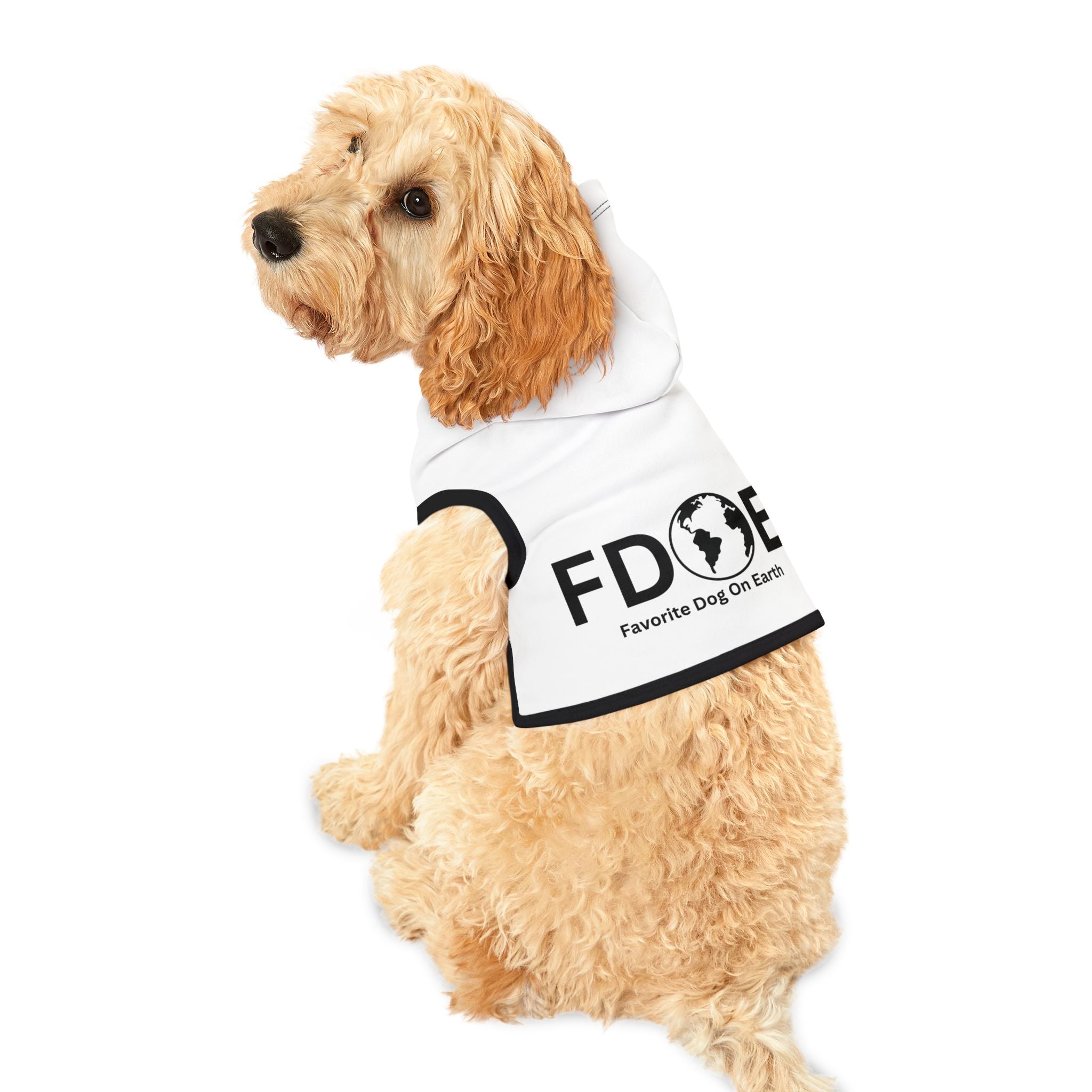 Favorite Dog On Earth (FDOE) Custom Pet Hoodie - Adorable and Stylish Hoodie for Your Furry Friend