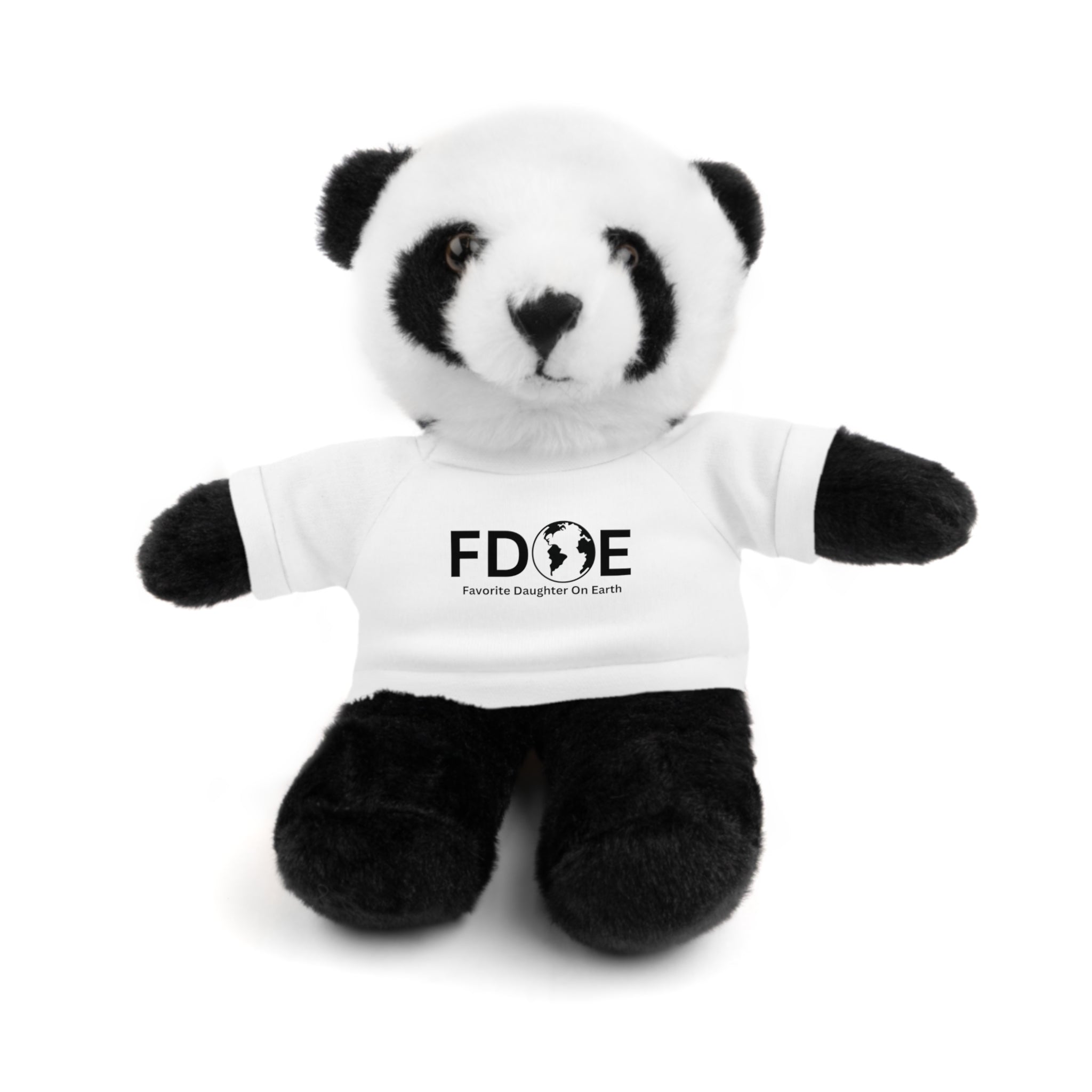 Favorite Daughter on Earth Stuffed Animal – Customizable T-Shirt & Animal