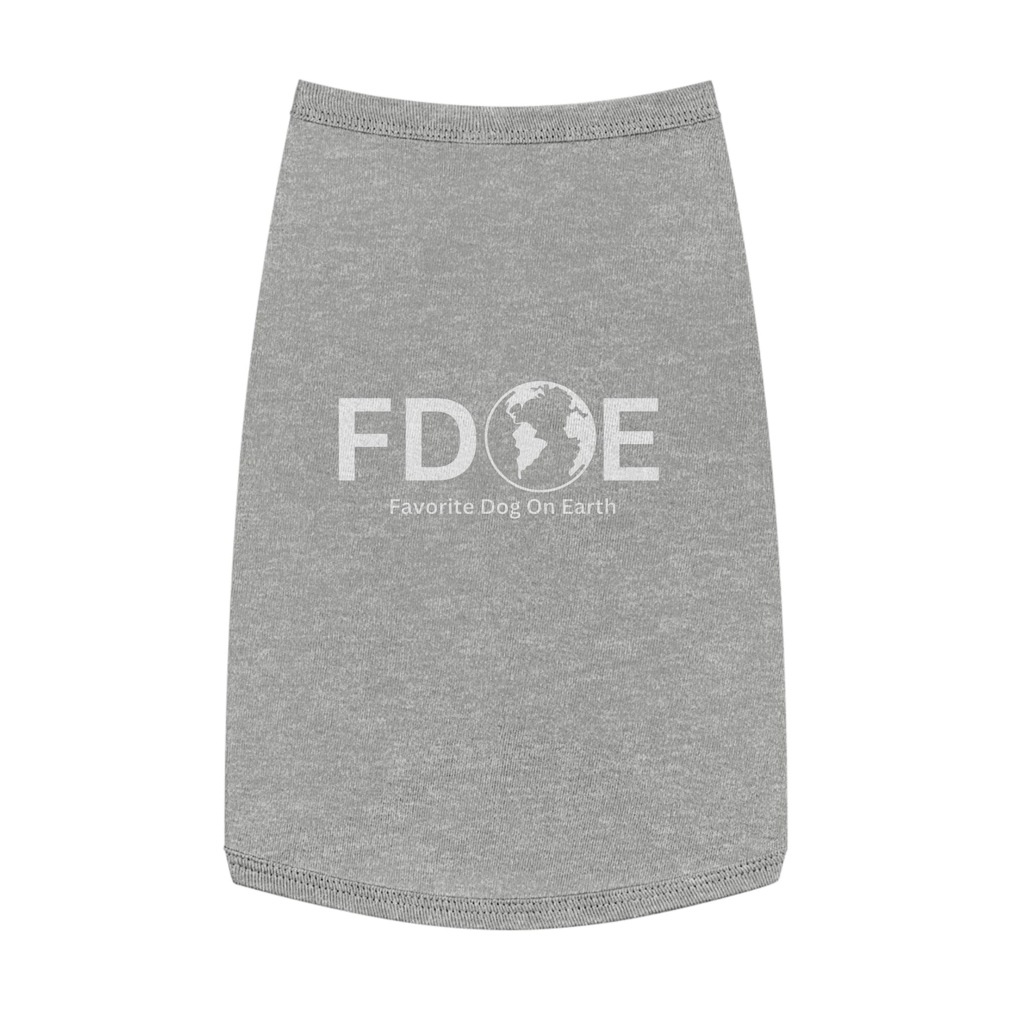 Favorite Dog On Earth (FDOE) - Custom Pet Tank Top