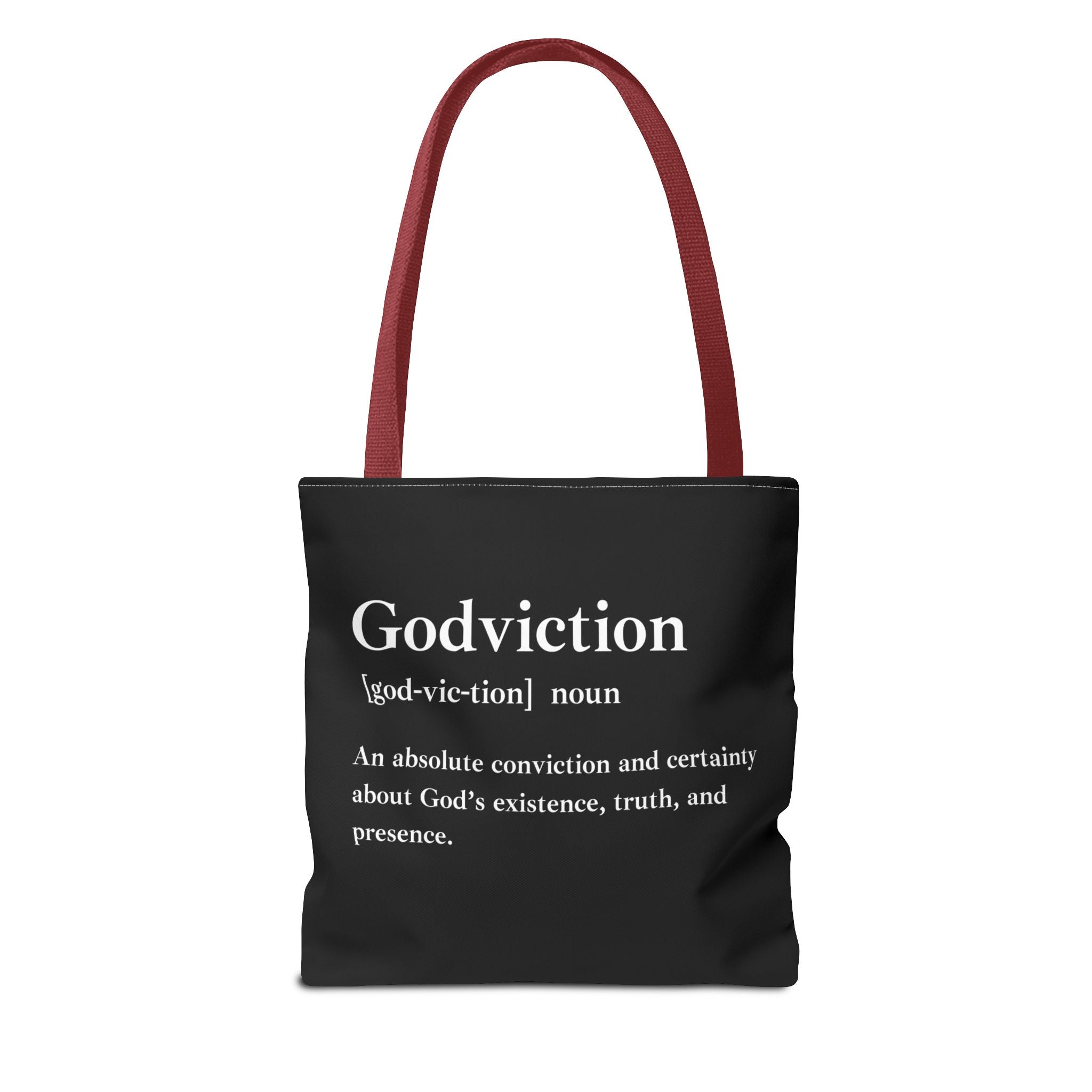 Godviction Tote Bag - Custom Printed Stylish and Functional Tote