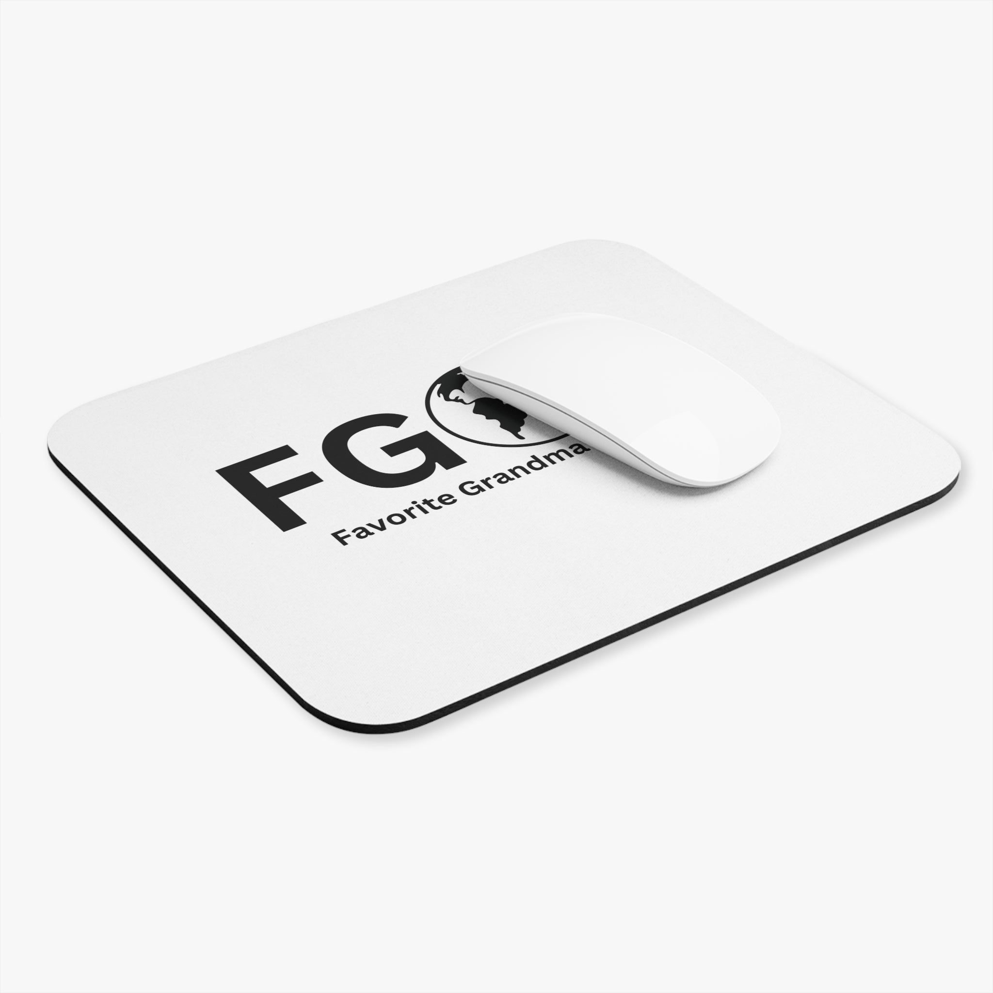 Favorite Grandma On Earth (FGOE) Mouse Pad - Custom Personalized Gaming and Office Mouse Pad