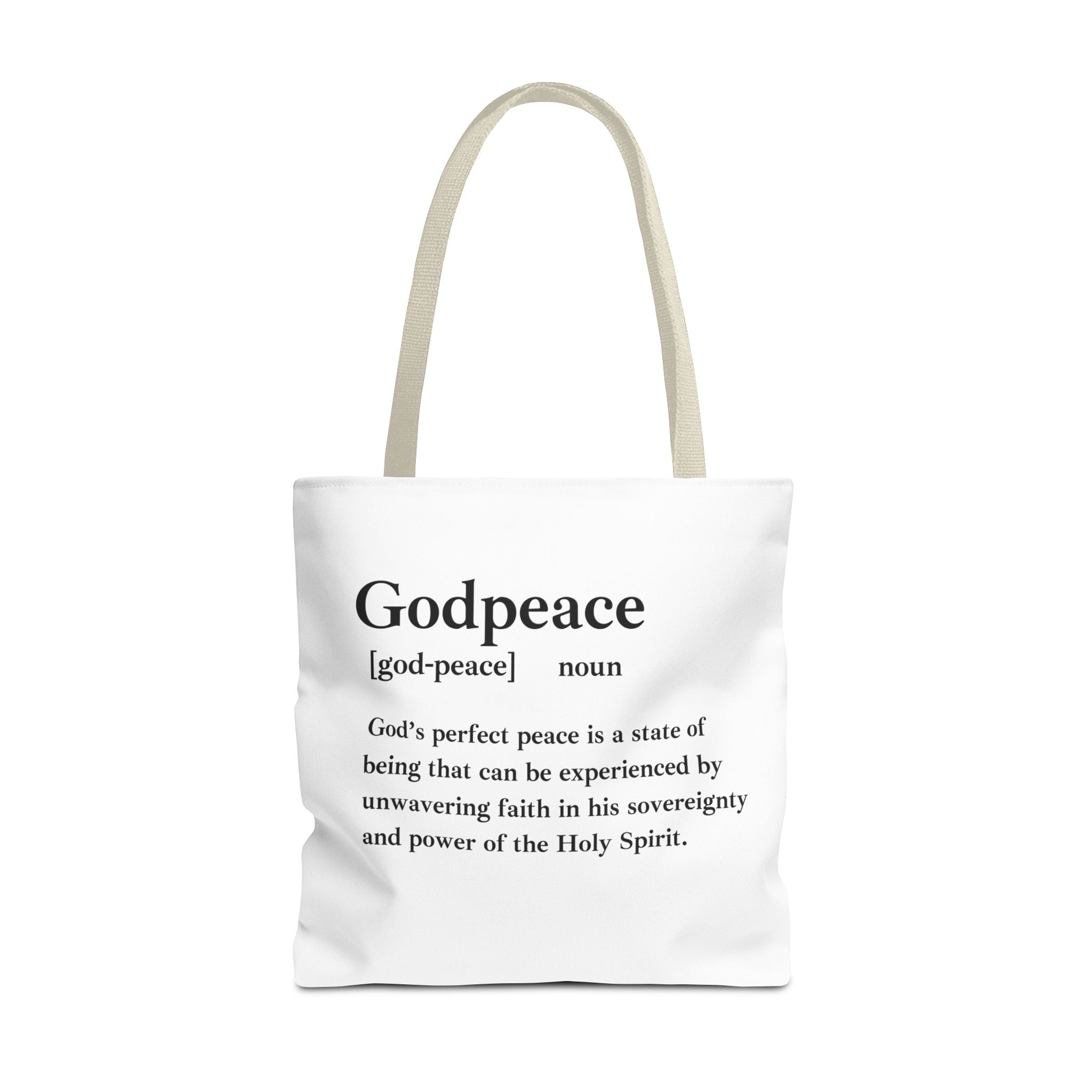 Godpeace Tote Bag - Custom Printed Stylish and Functional Tote